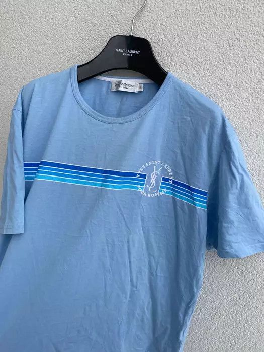 Yves Saint Laurent blue YSL T-shirt Size US L / EU 52-54 / 3 - 6 Thumbnail