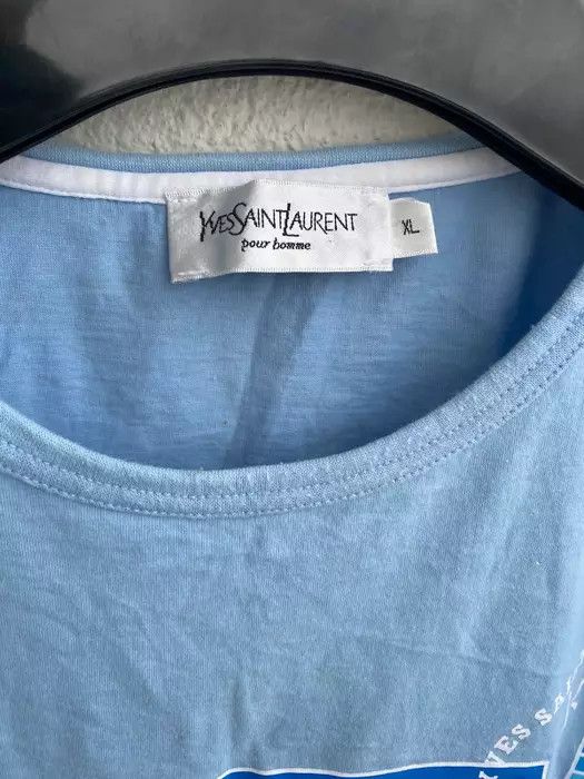 Yves Saint Laurent blue YSL T-shirt Size US L / EU 52-54 / 3 - 4 Thumbnail