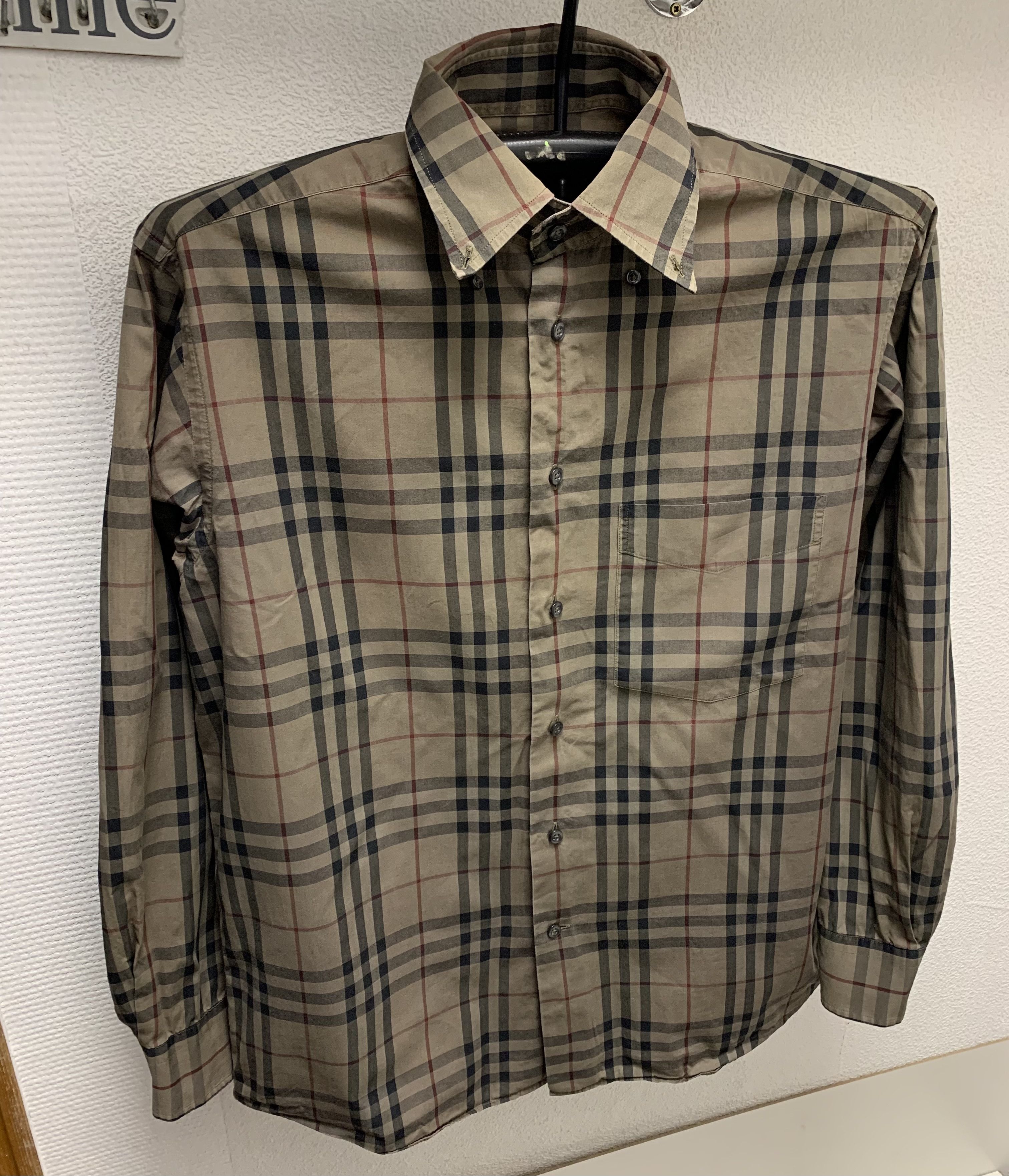 Burberry vintage shirt nova check M size Tops