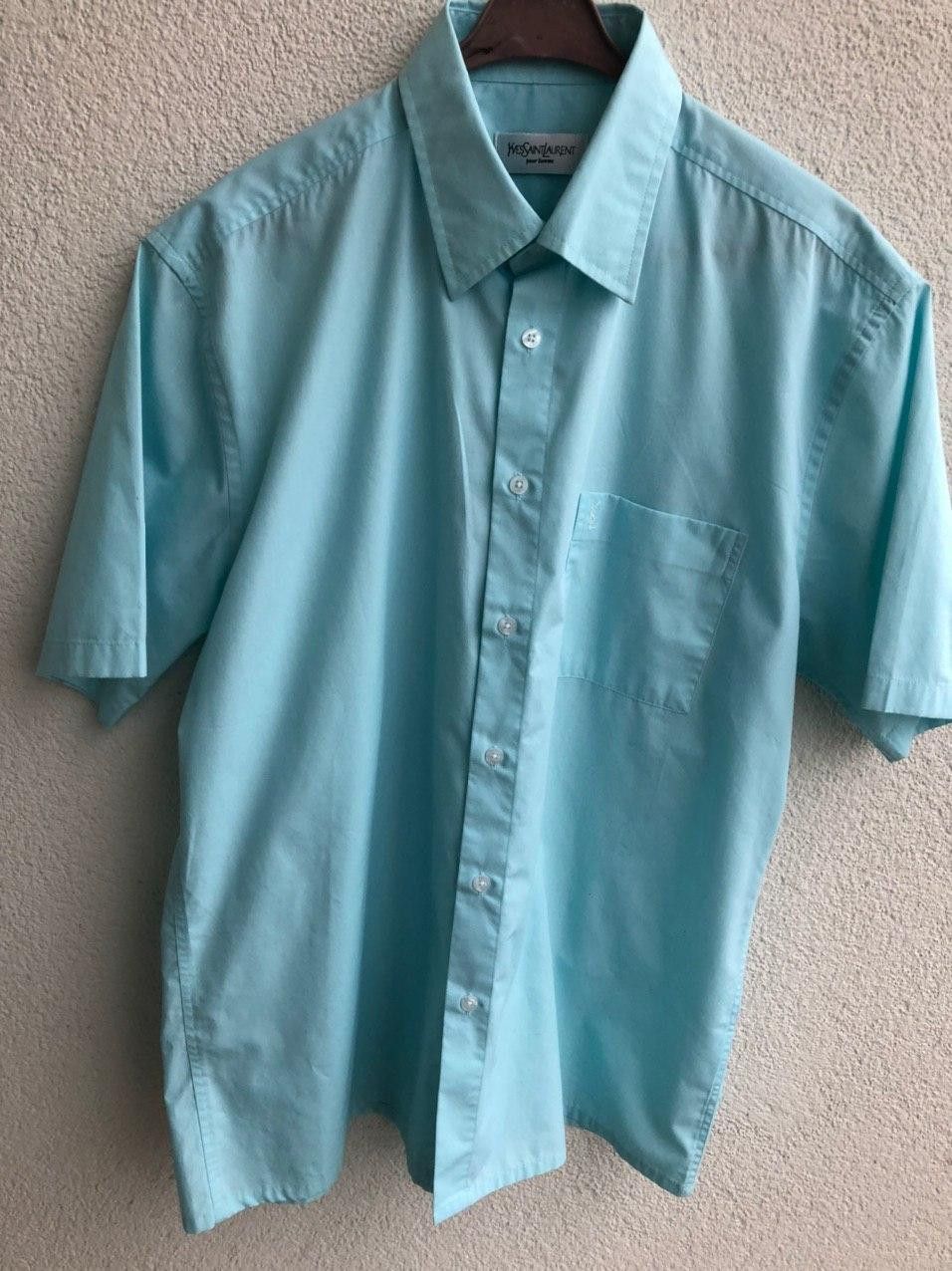 Yves Saint Laurent Summer Mint YSL Shirt Size US L / EU 52-54 / 3 - 1 Thumbnail