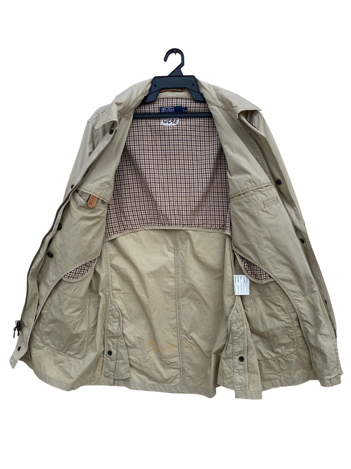 Vintage Vintage Polo Ralph Lauren Safari Nylon Jacket Size US L / EU 52-54 / 3 - 3 Thumbnail