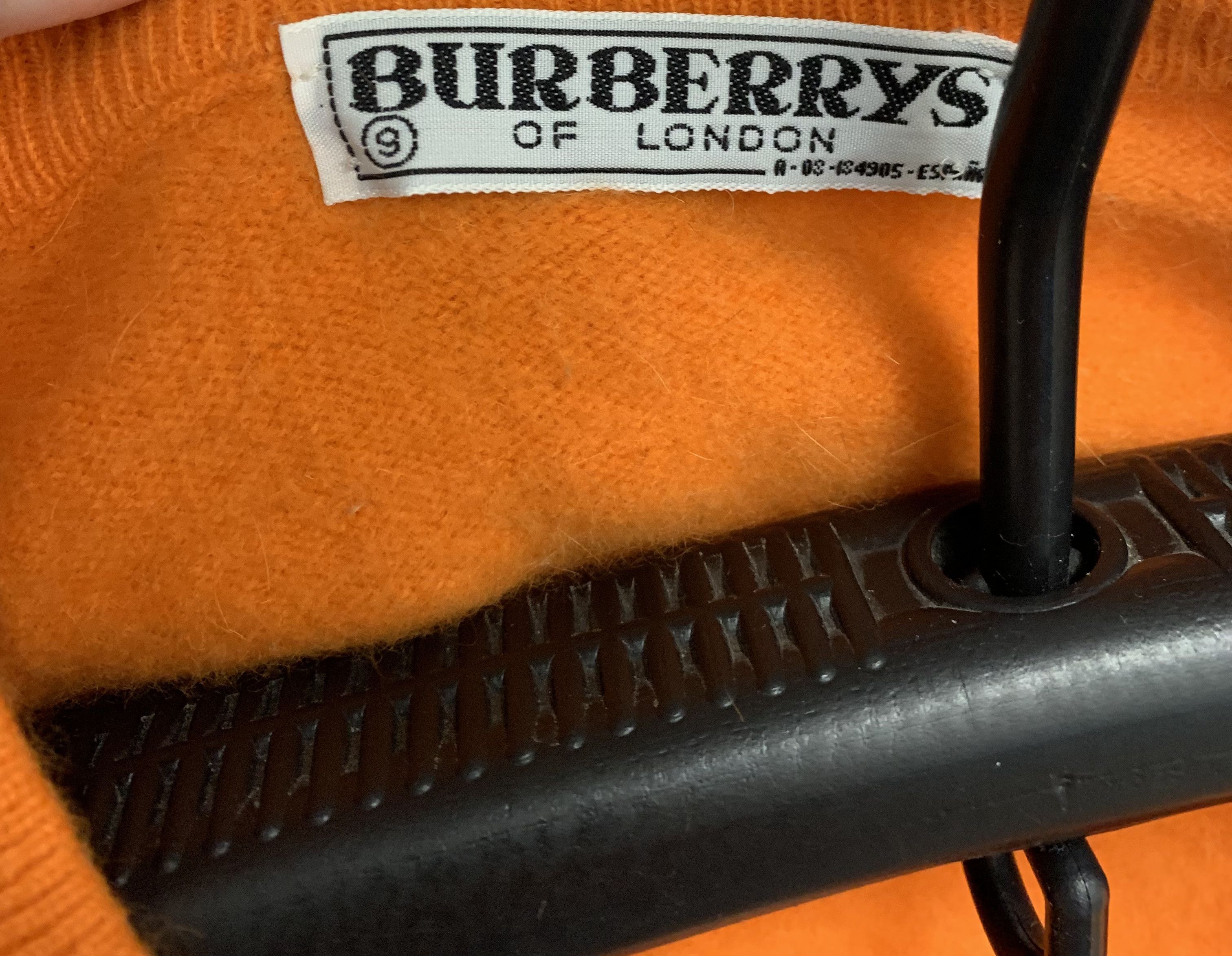 Burberry Burberry vintage orange sweater S size Size US S / EU 44-46 / 1 - 2 Thumbnail