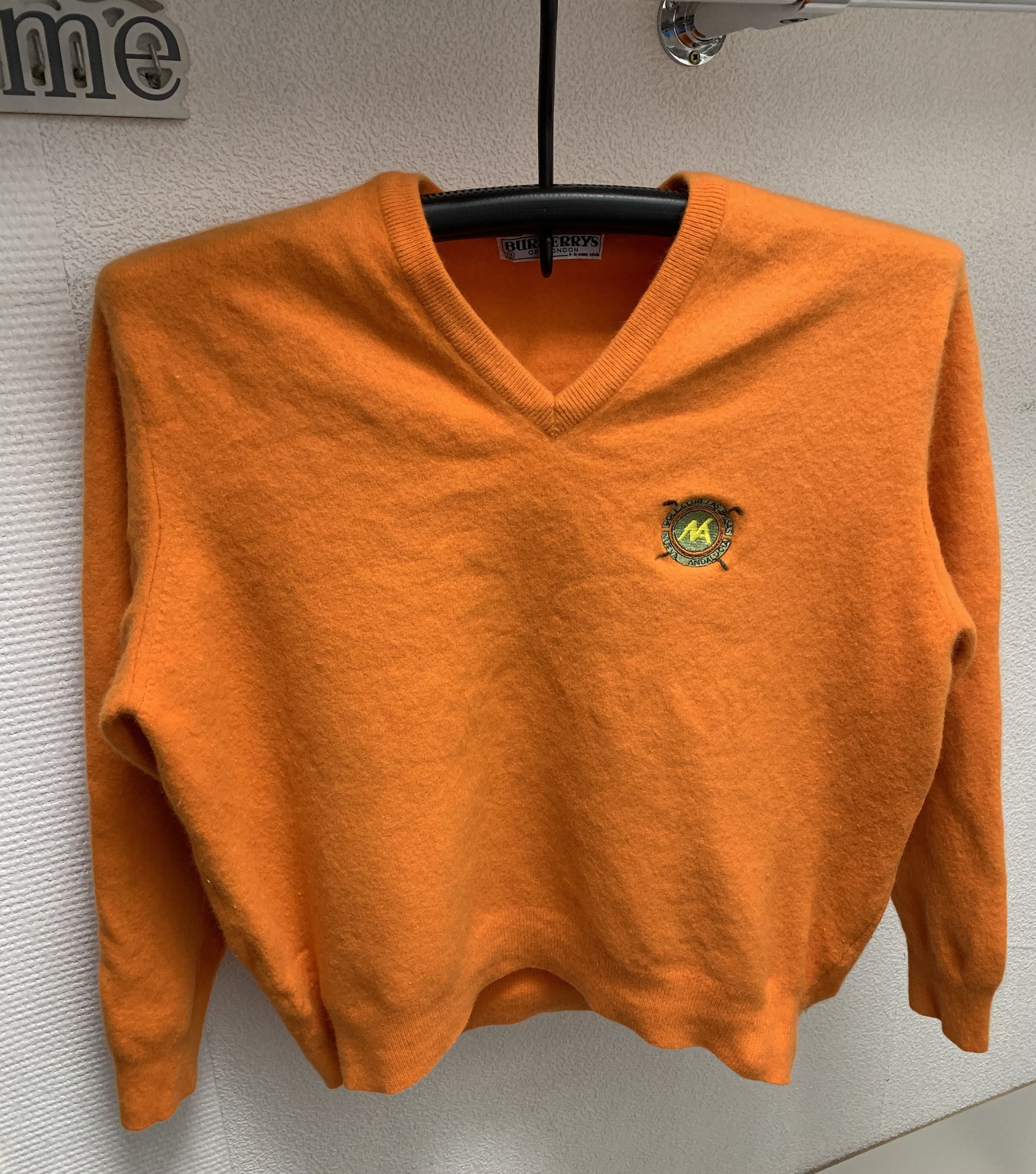 Burberry Burberry vintage orange sweater S size Size US S / EU 44-46 / 1 - 1 Thumbnail