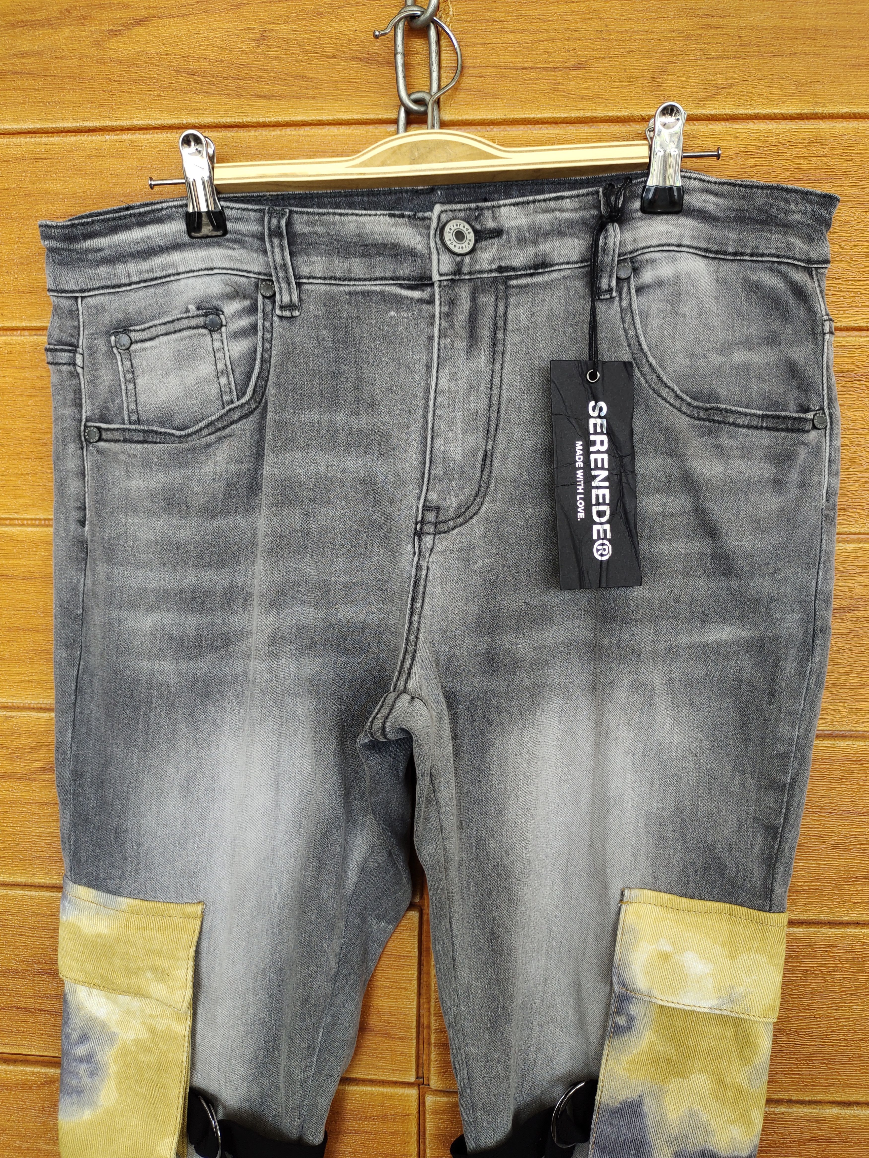 Comme des Garcons × Undercover SERENEDE Bondage Skinny Denim Jeans Streetwear y2k Size US 34 / EU 50 - 3 Thumbnail