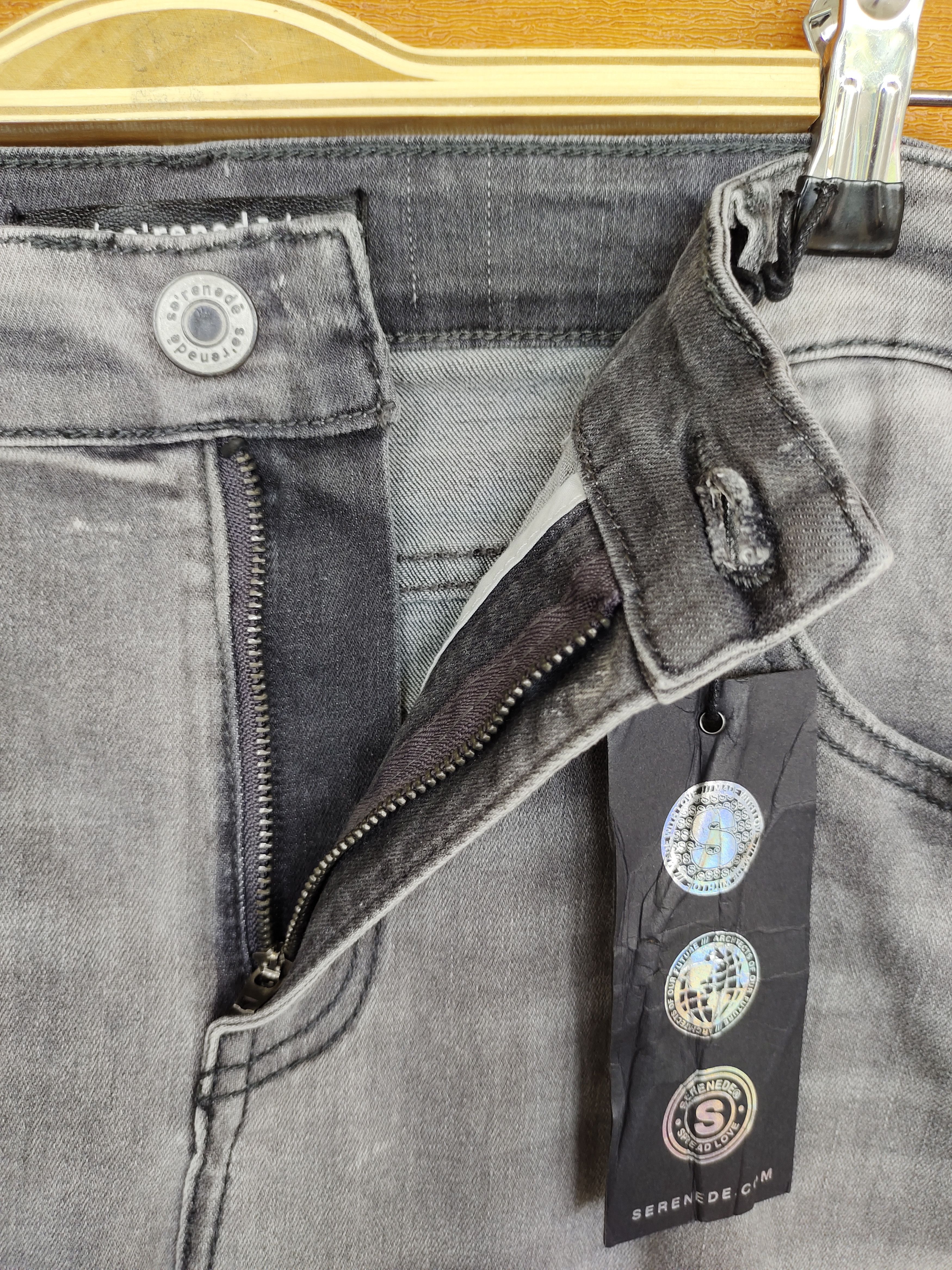 Comme des Garcons × Undercover SERENEDE Bondage Skinny Denim Jeans Streetwear y2k Size US 34 / EU 50 - 18 Thumbnail