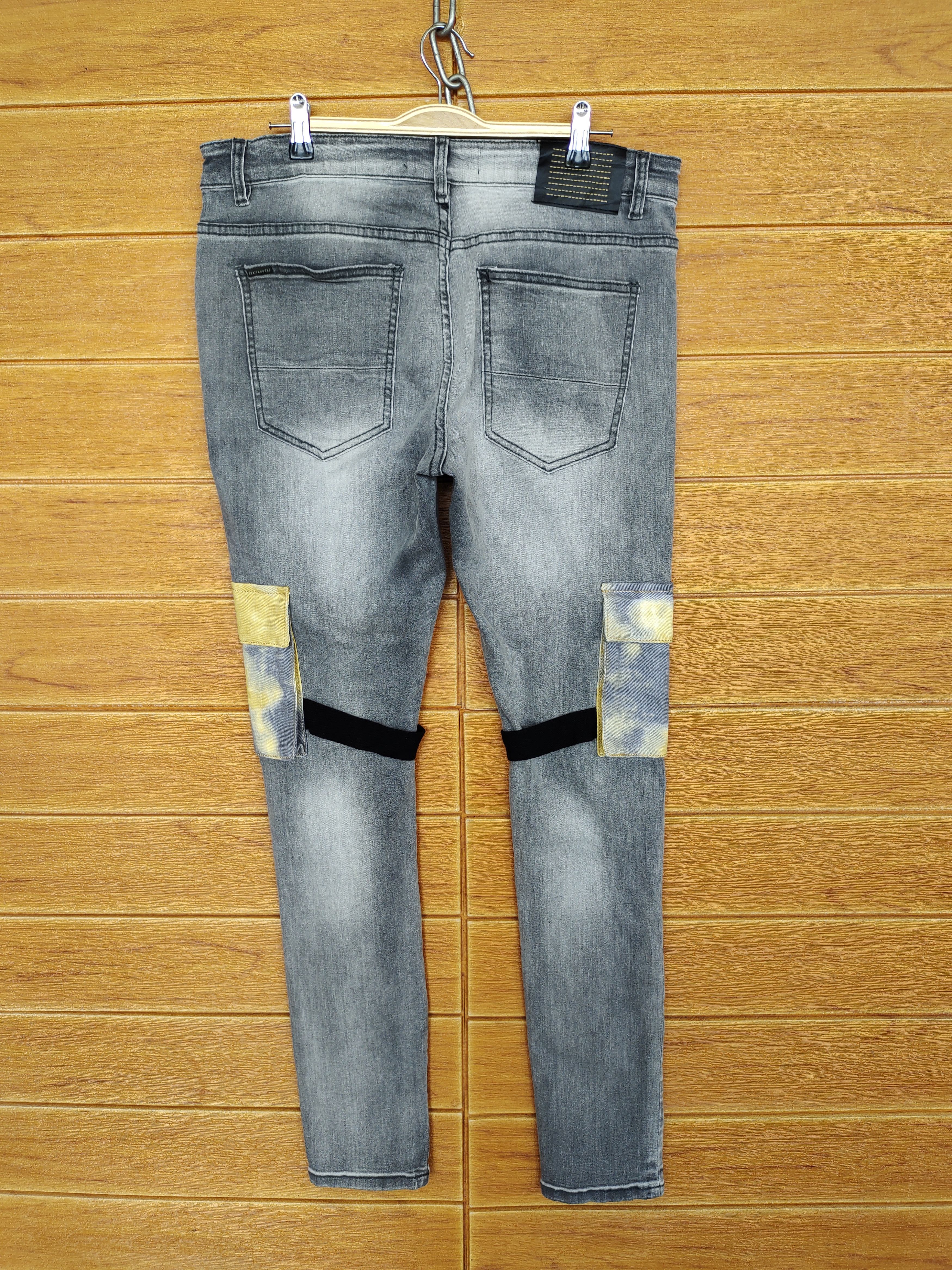 Comme des Garcons × Undercover SERENEDE Bondage Skinny Denim Jeans Streetwear y2k Size US 34 / EU 50 - 8 Thumbnail