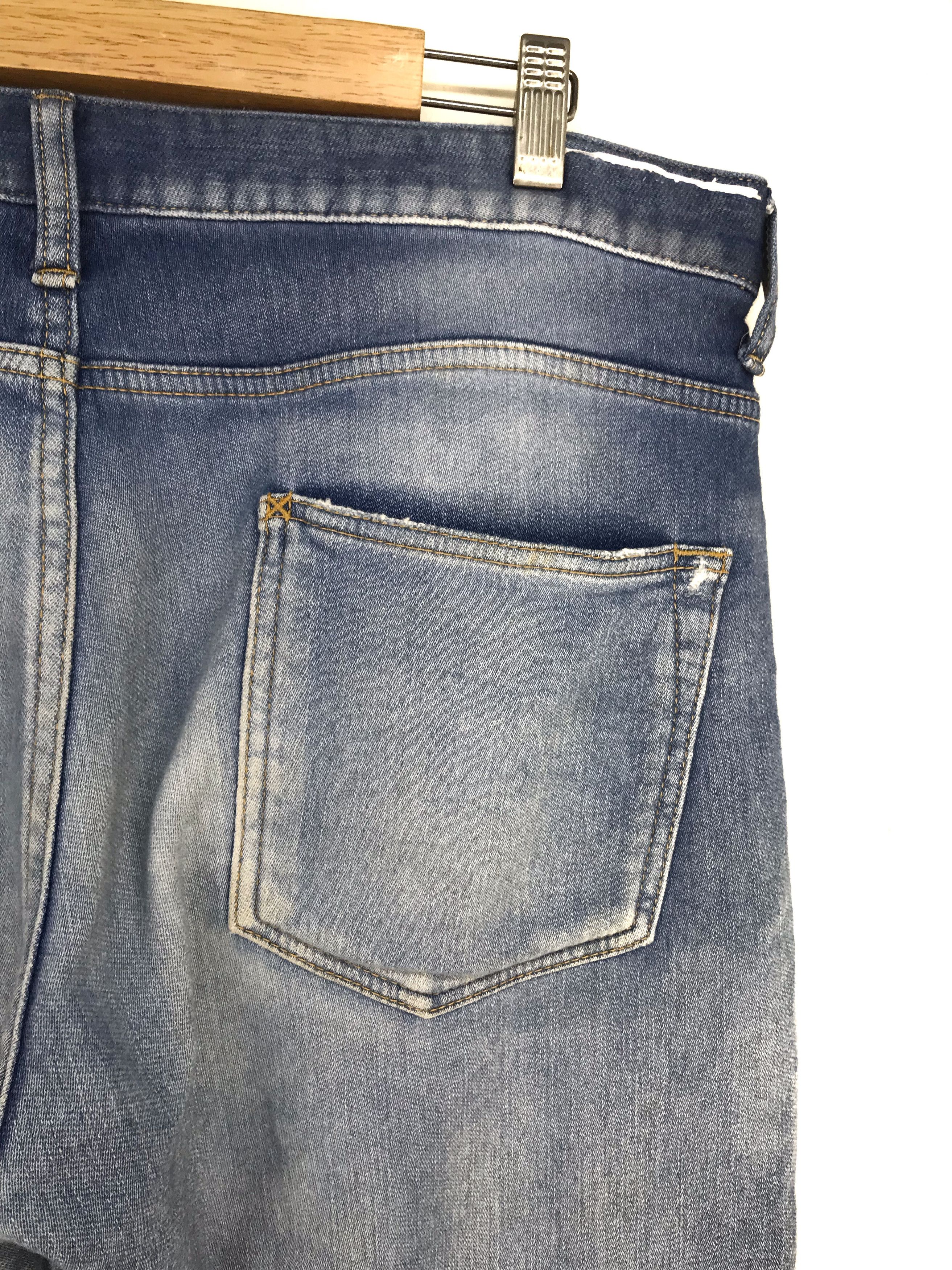 FOB Factory FOB FACTORY Boro Distressed Soft Denim Jeans Size US 34 / EU 50 - 12 Thumbnail