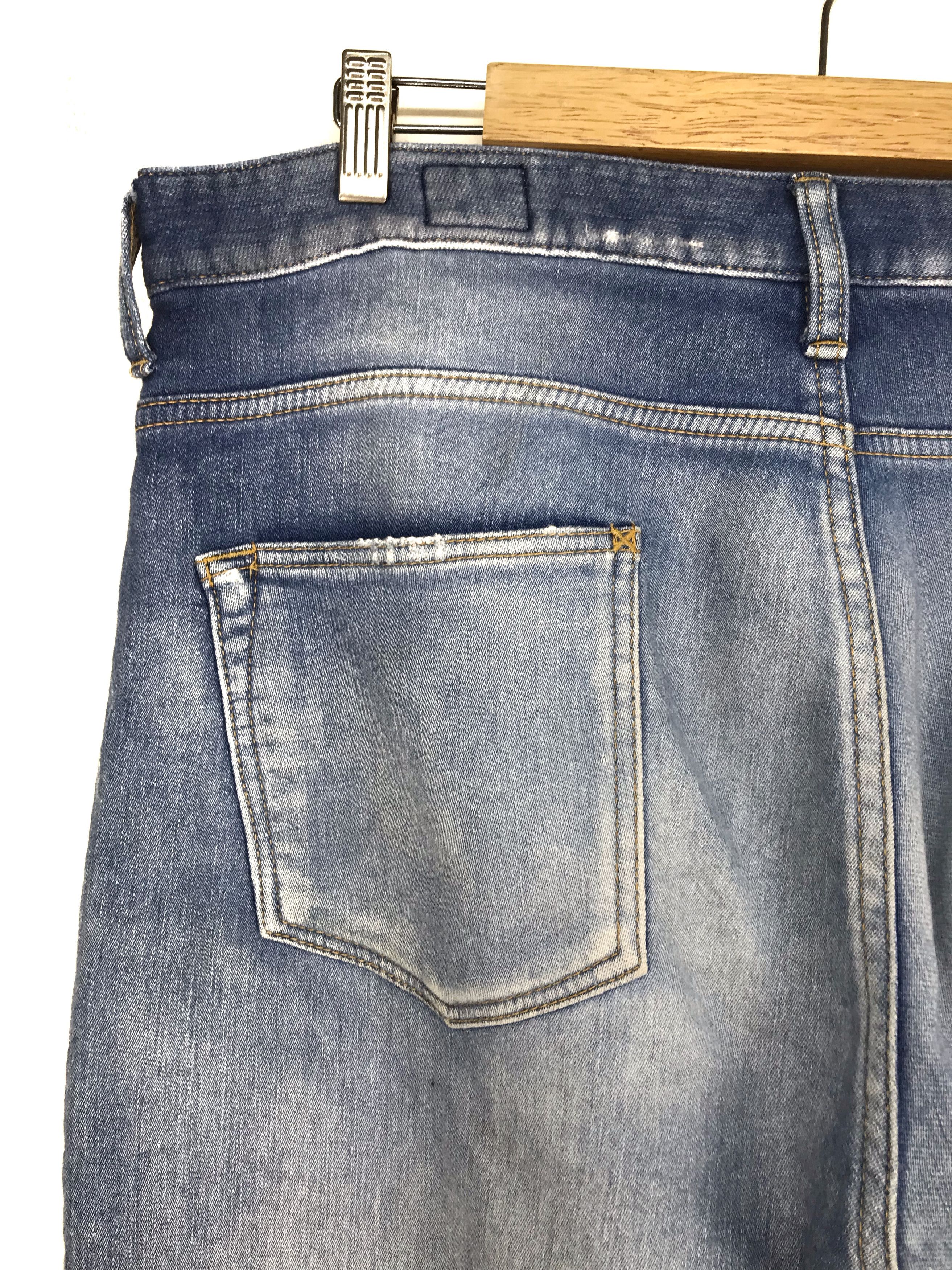 FOB Factory FOB FACTORY Boro Distressed Soft Denim Jeans Size US 34 / EU 50 - 11 Thumbnail