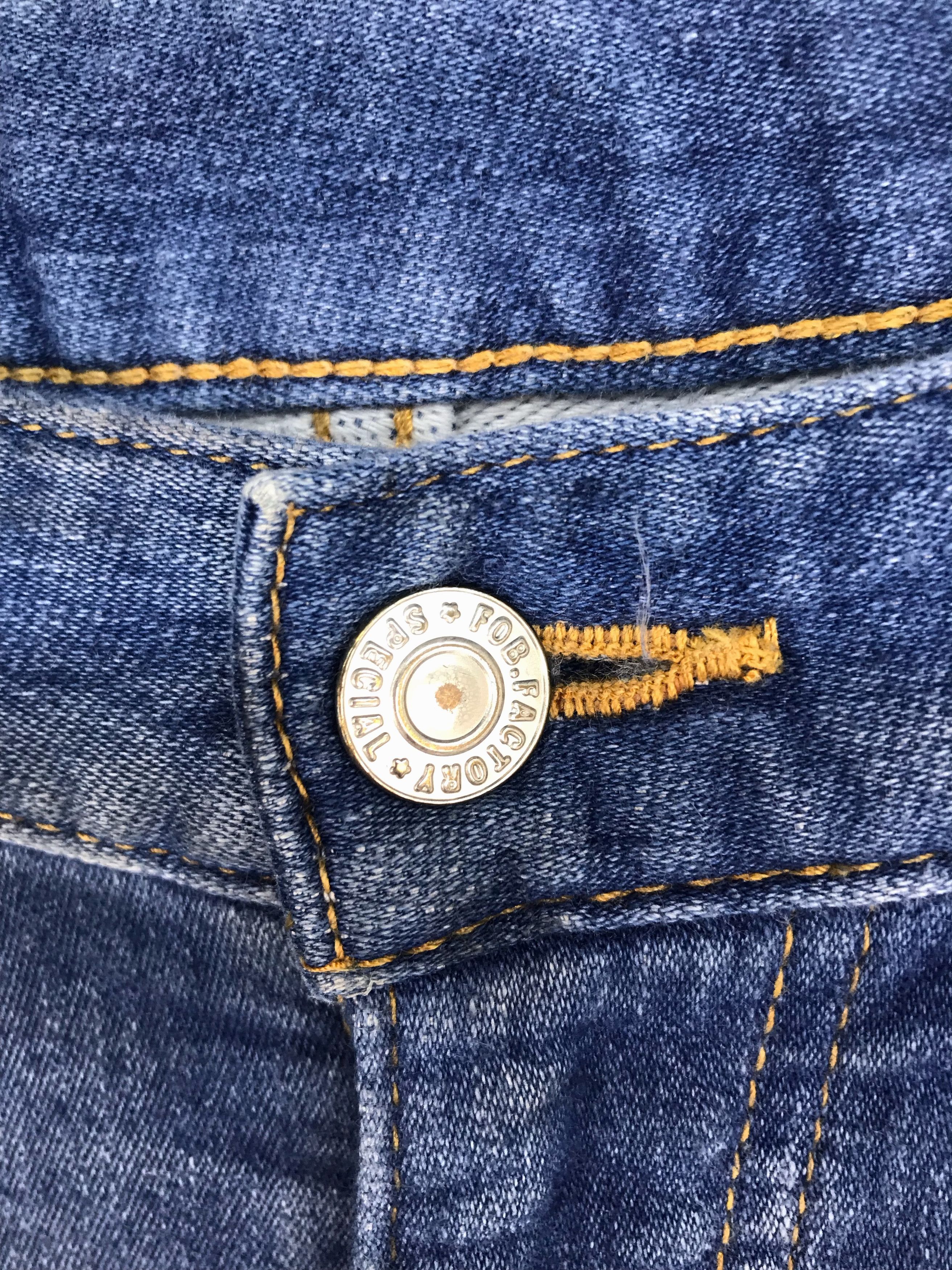 FOB Factory FOB FACTORY Boro Distressed Soft Denim Jeans Size US 34 / EU 50 - 8 Thumbnail