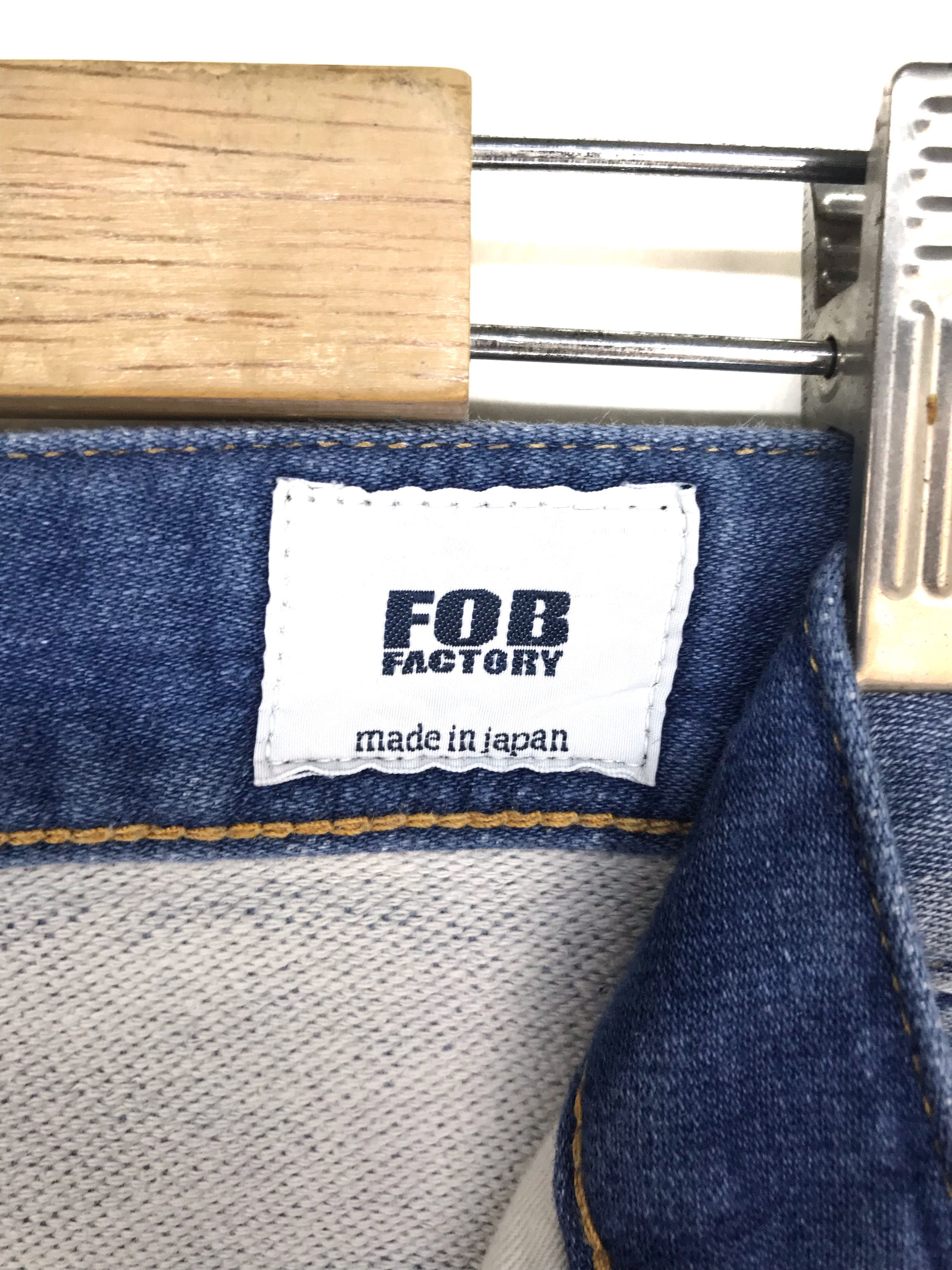 FOB Factory FOB FACTORY Boro Distressed Soft Denim Jeans Size US 34 / EU 50 - 17 Thumbnail