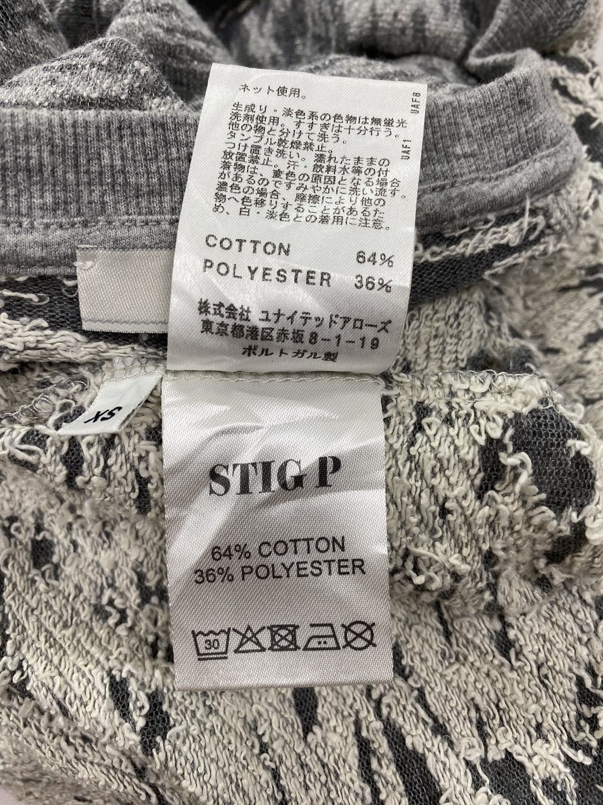 Japanese Brand Stig P Distressed Tshirt Size US XS / EU 42 / 0 - 8 Thumbnail