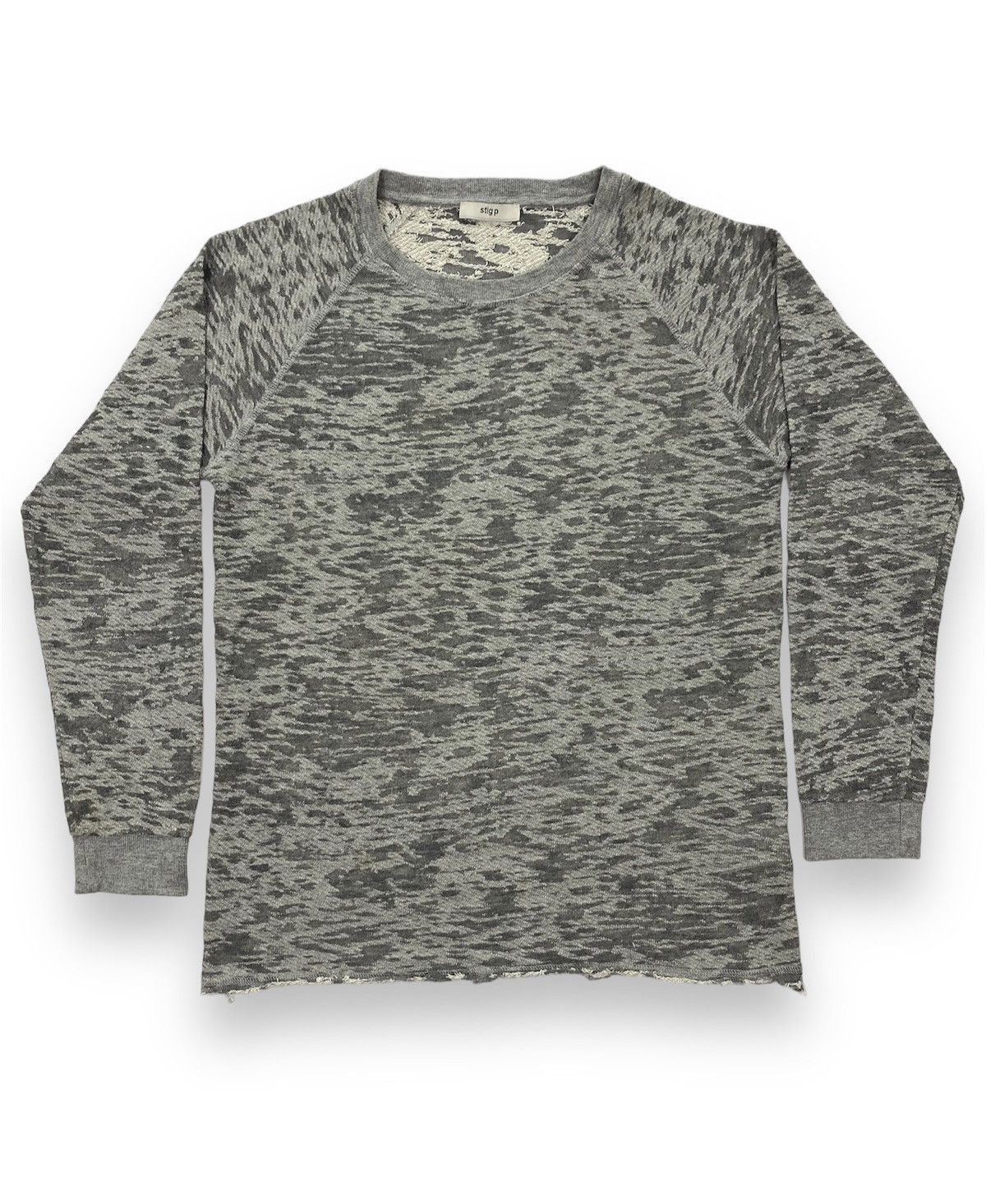 Japanese Brand Stig P Distressed Tshirt Size US XS / EU 42 / 0 - 1 Thumbnail