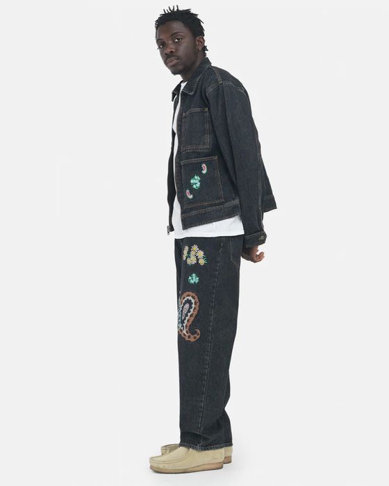 Stussy NOMA t.d x Stussy Zip Work Denim Jacket | Grailed