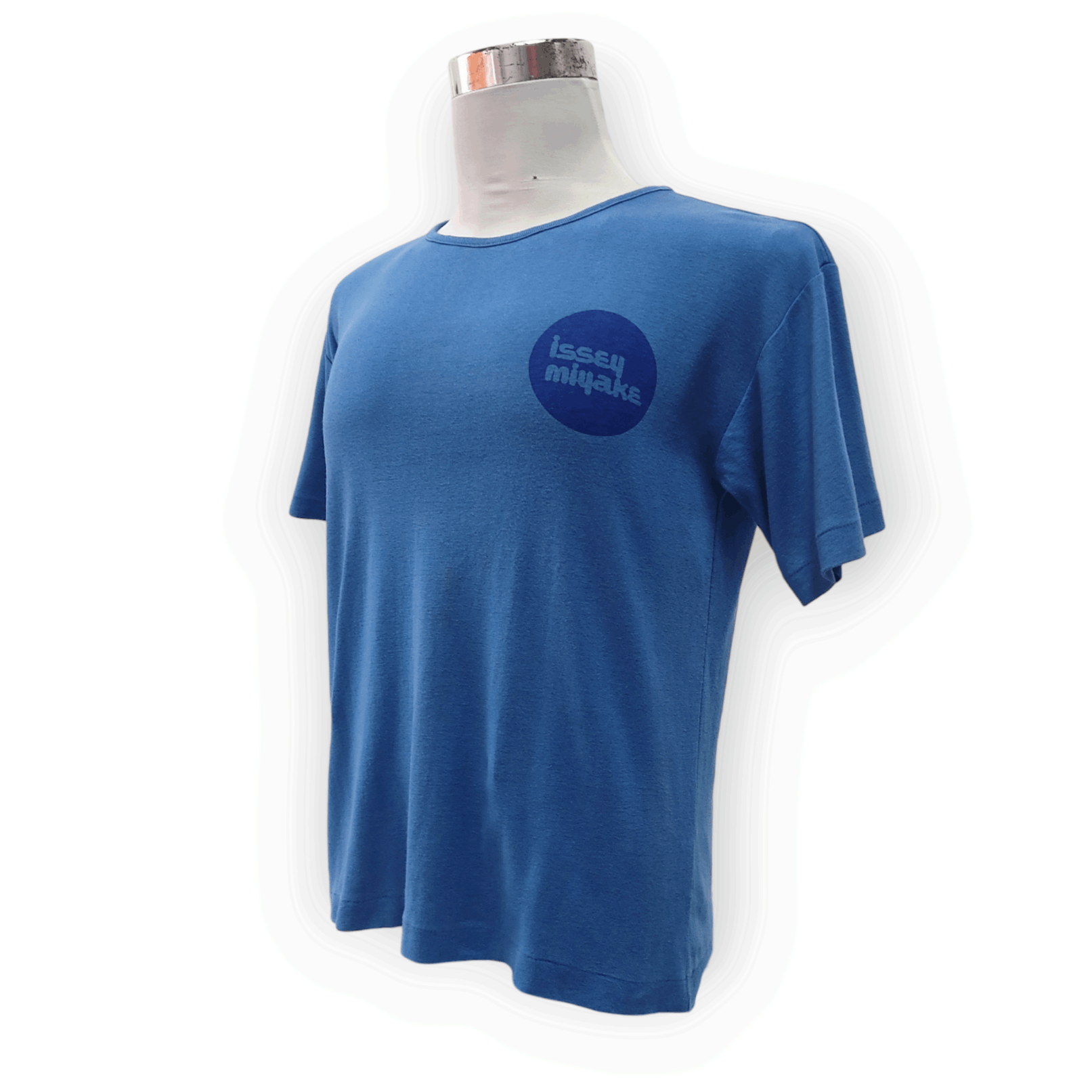 Issey Miyake 💥 OG Vintage 70s ISSEY MIYAKE Plain Logo T-shirt Size US S / EU 44-46 / 1 - 3 Thumbnail