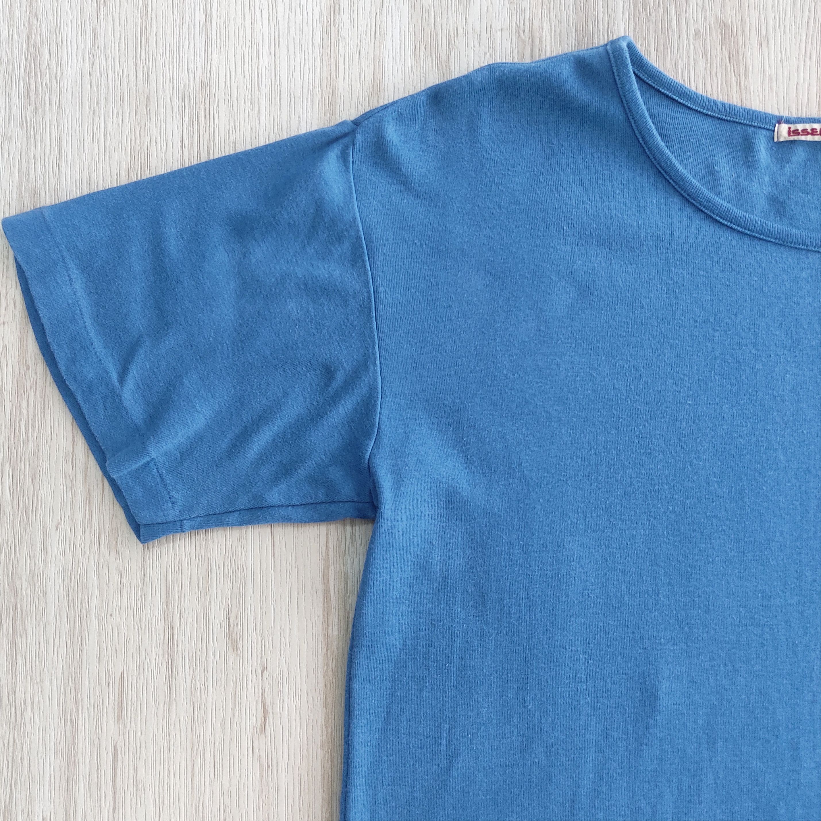 Issey Miyake 💥 OG Vintage 70s ISSEY MIYAKE Plain Logo T-shirt Size US S / EU 44-46 / 1 - 9 Thumbnail