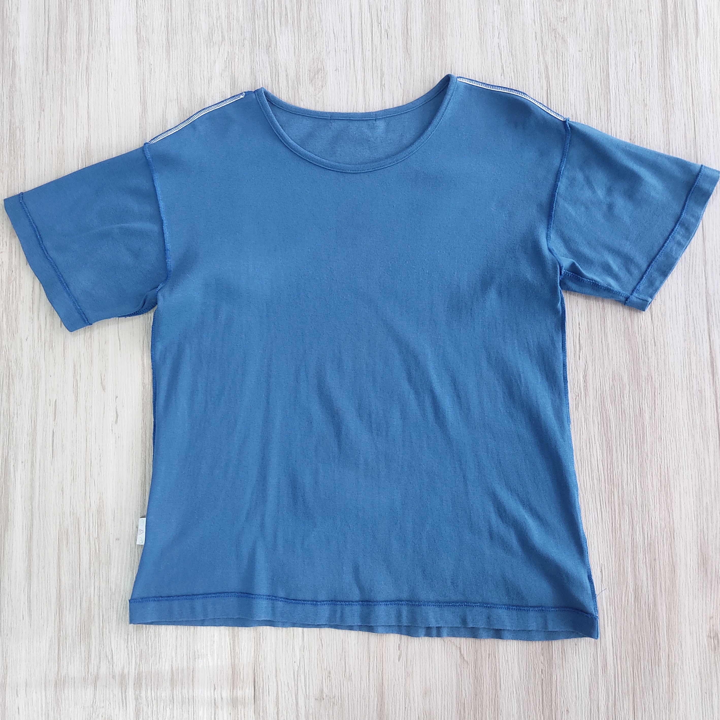 Issey Miyake 💥 OG Vintage 70s ISSEY MIYAKE Plain Logo T-shirt Size US S / EU 44-46 / 1 - 13 Thumbnail