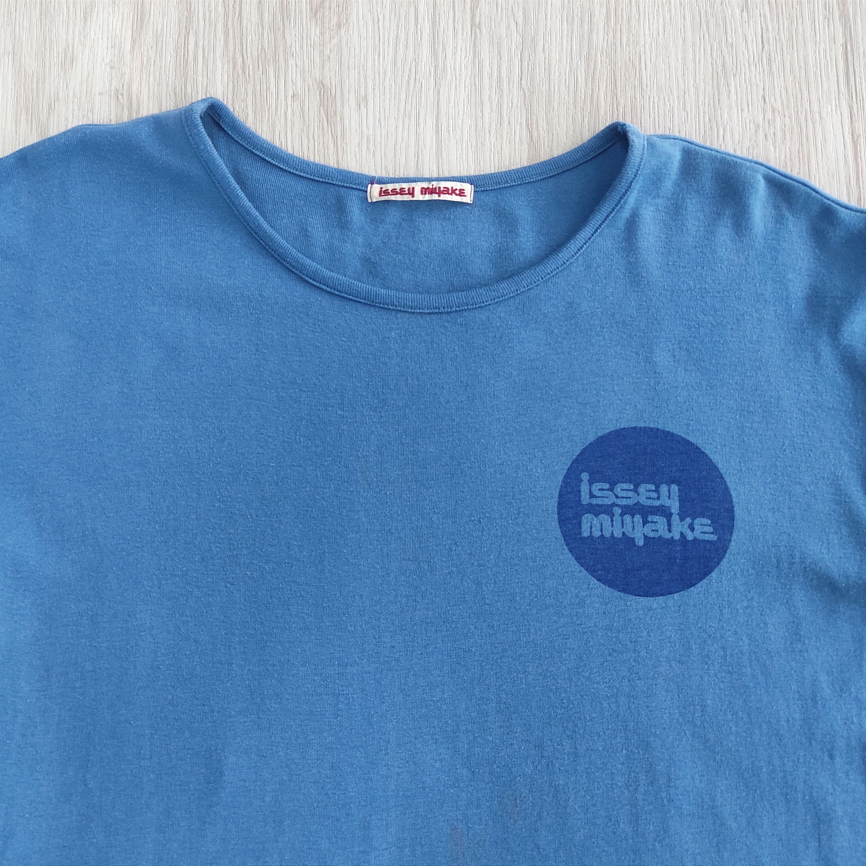 Issey Miyake 💥 OG Vintage 70s ISSEY MIYAKE Plain Logo T-shirt Size US S / EU 44-46 / 1 - 6 Thumbnail