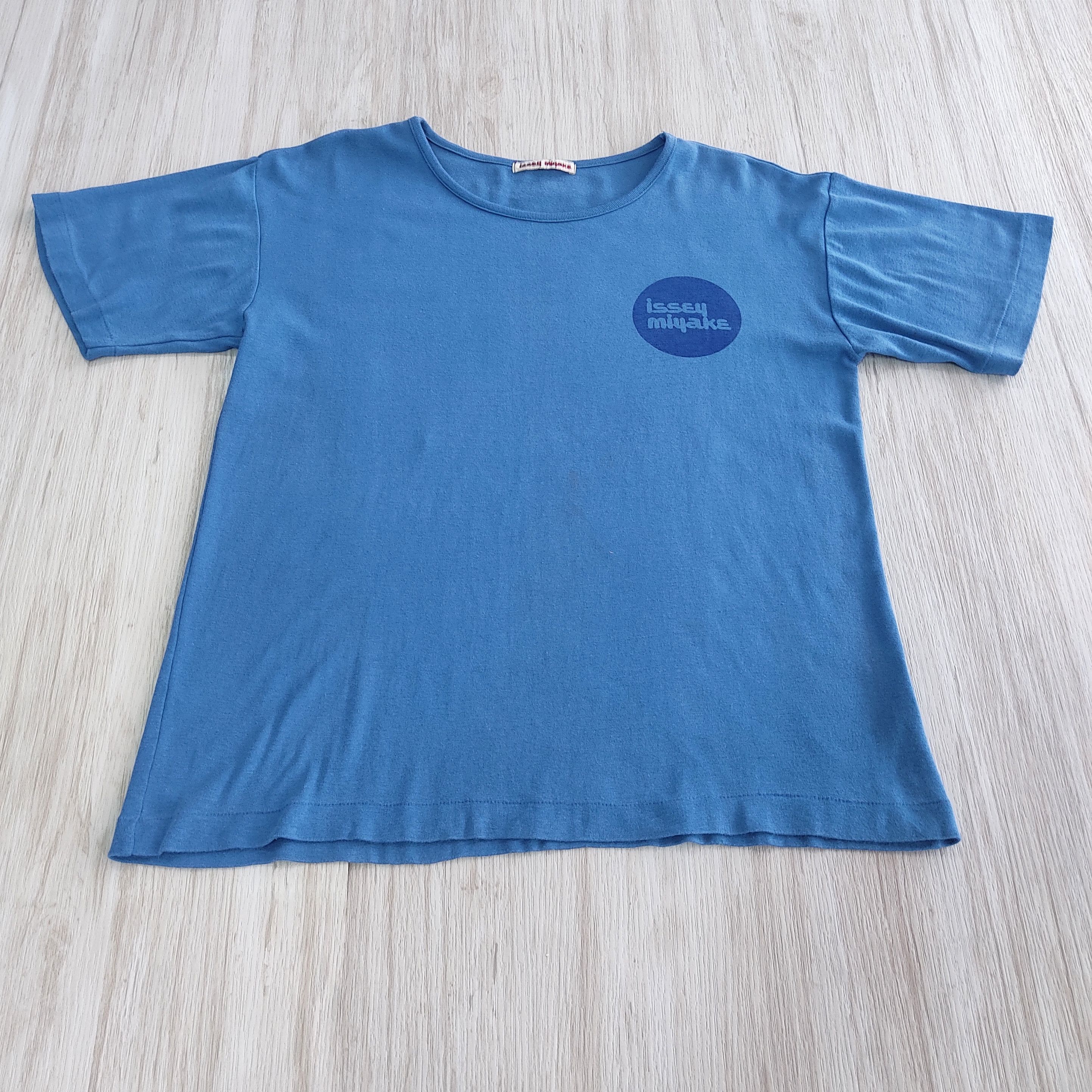 Issey Miyake 💥 OG Vintage 70s ISSEY MIYAKE Plain Logo T-shirt Size US S / EU 44-46 / 1 - 5 Thumbnail