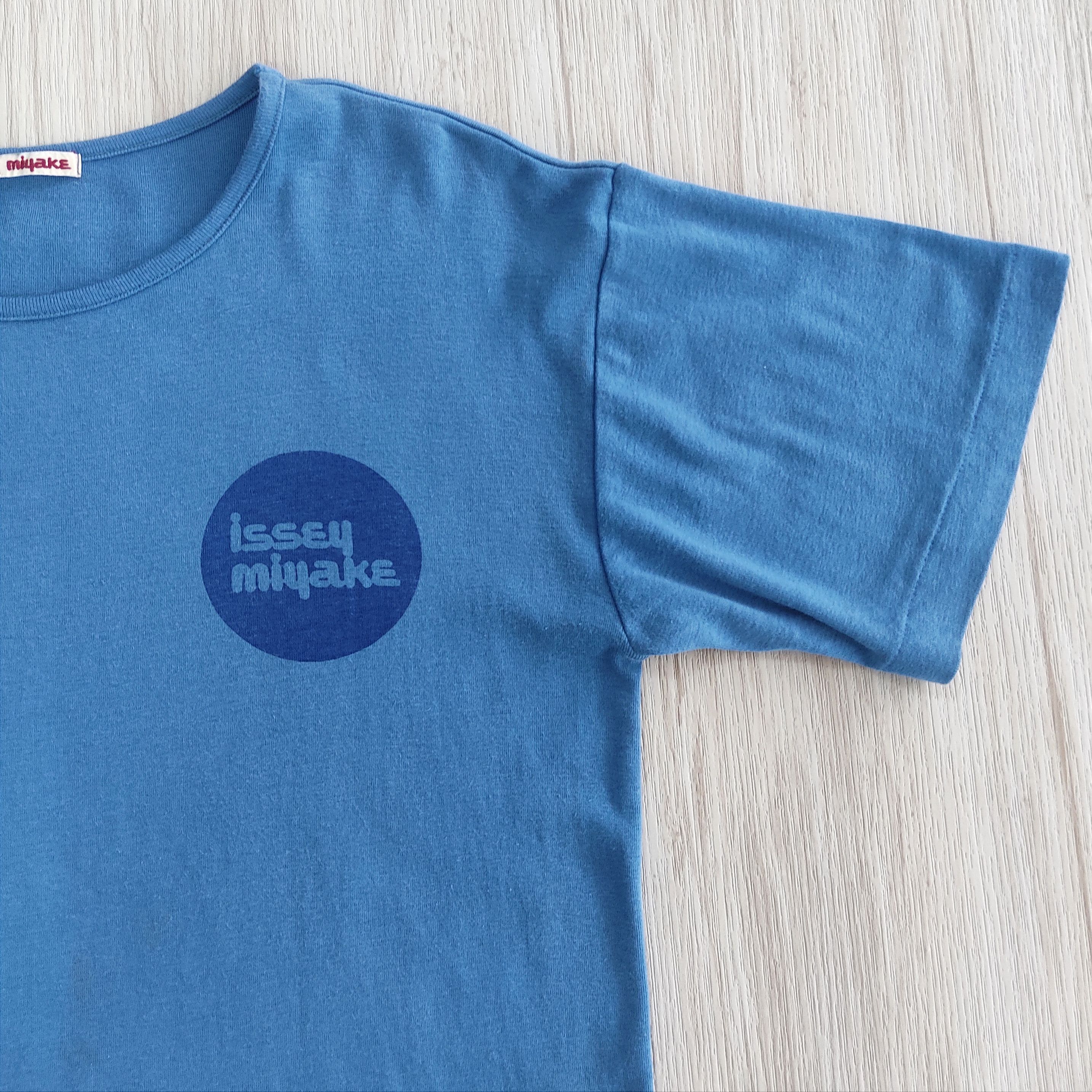 Issey Miyake 💥 OG Vintage 70s ISSEY MIYAKE Plain Logo T-shirt Size US S / EU 44-46 / 1 - 8 Thumbnail
