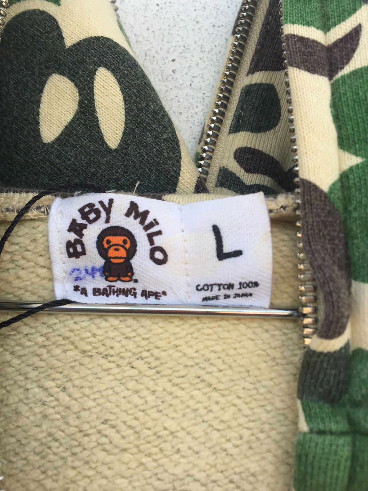 Bape Baby Milo Store ABC Camo Full Zip Hoodie (2005) Size US L / EU 52-54 / 3 - 10 Thumbnail