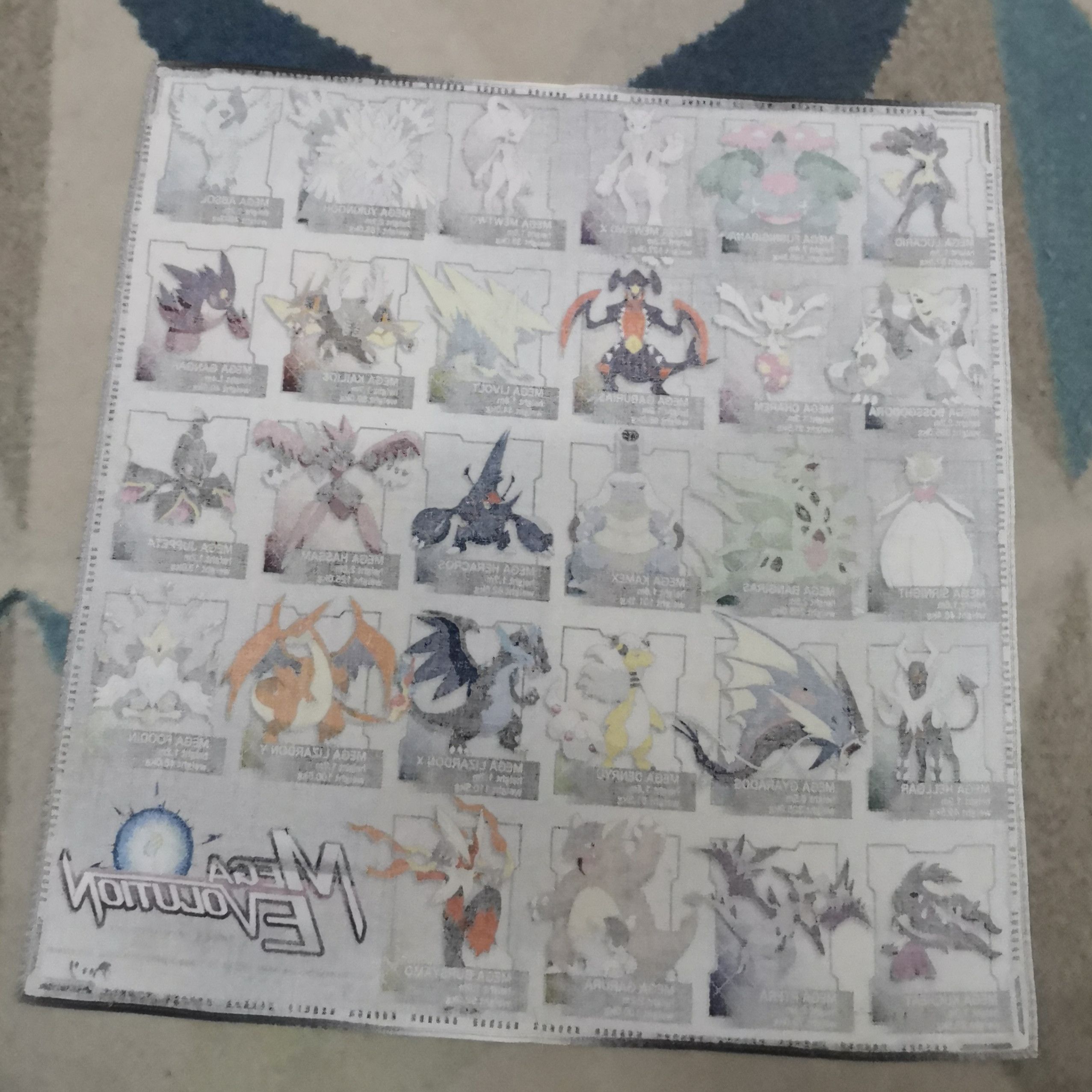 Anime Pokemon Nintendo Handkerchief Size ONE SIZE - 4 Thumbnail