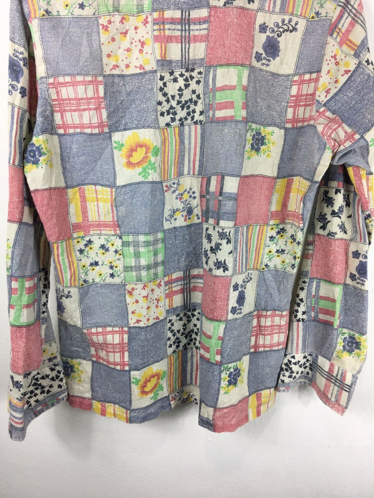 Vintage Vintage 70s Patchwork Career Club Design Button ups Shirt Size US M / EU 48-50 / 2 - 11 Thumbnail