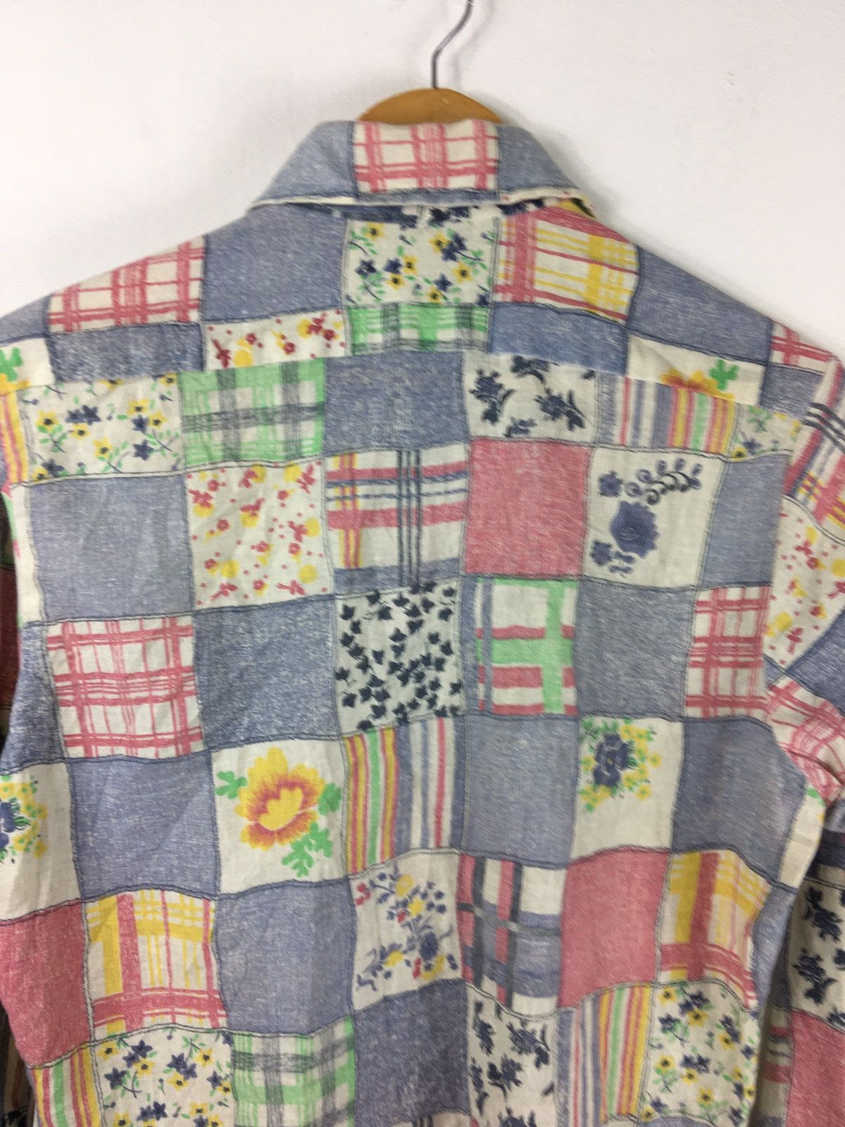 Vintage Vintage 70s Patchwork Career Club Design Button ups Shirt Size US M / EU 48-50 / 2 - 12 Thumbnail