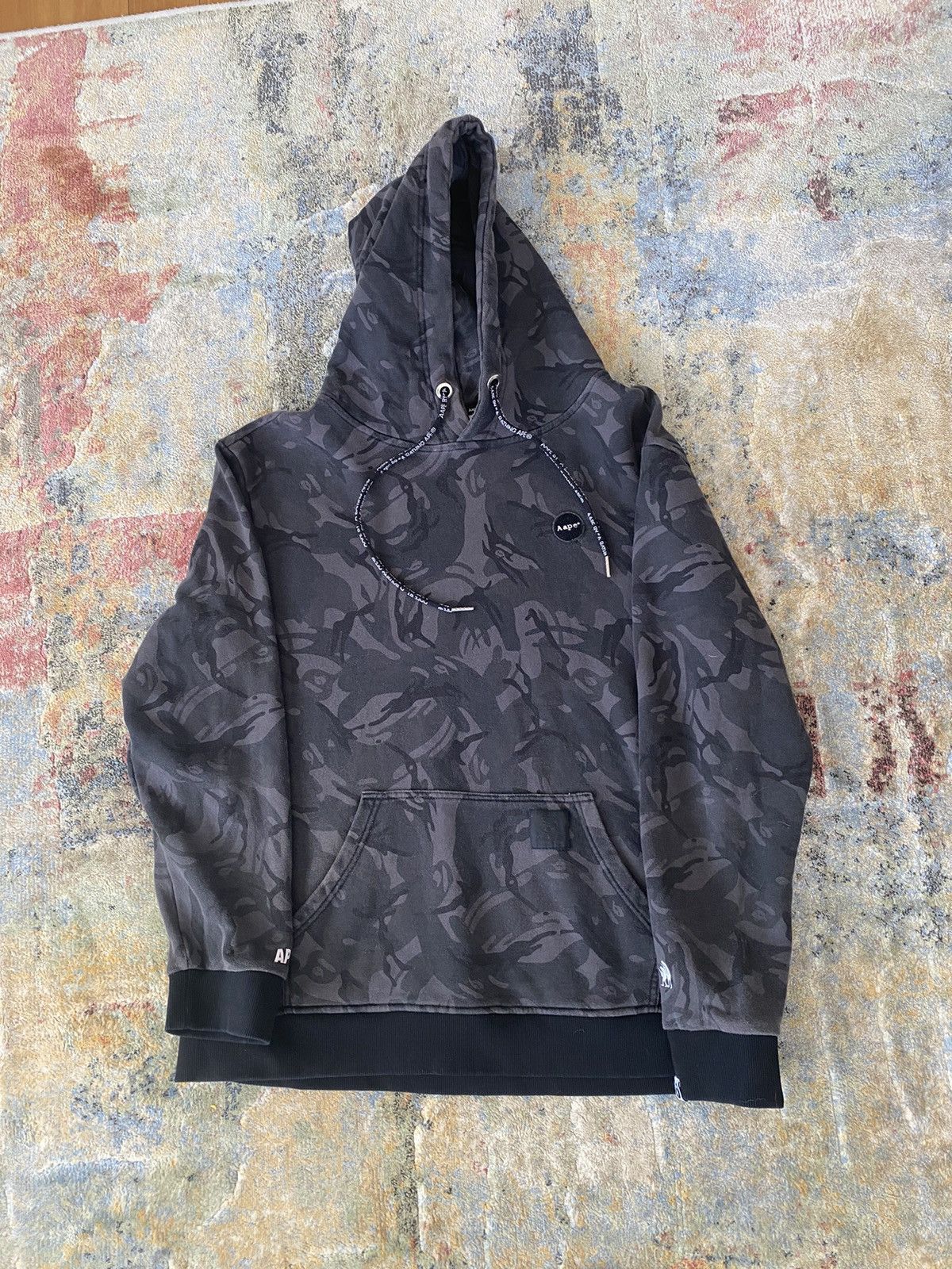 Hoodie Aape Jacket Camo Aape Universe Bape Camo Black Grey Hoodie
