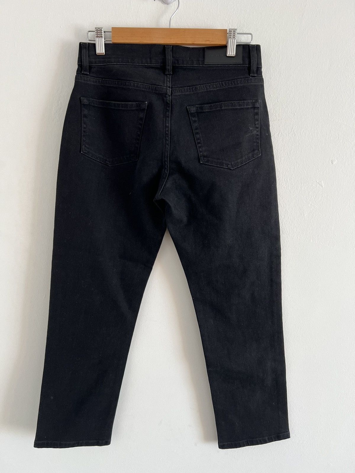 Victoria Beckham Victoria Beckham Black Patch Pants Size 25" / US 0 / IT 36 - 2 Thumbnail