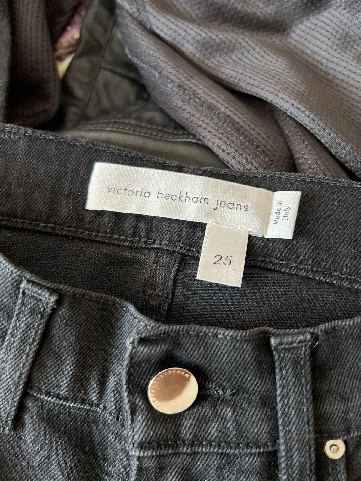 Victoria Beckham Victoria Beckham Black Patch Pants Size 25" / US 0 / IT 36 - 5 Thumbnail