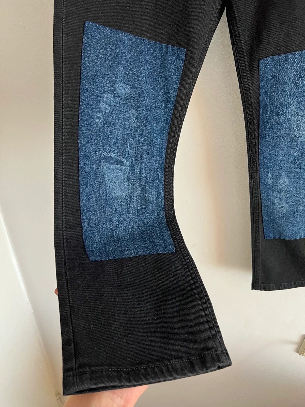 Victoria Beckham Victoria Beckham Black Patch Pants Size 25" / US 0 / IT 36 - 3 Thumbnail