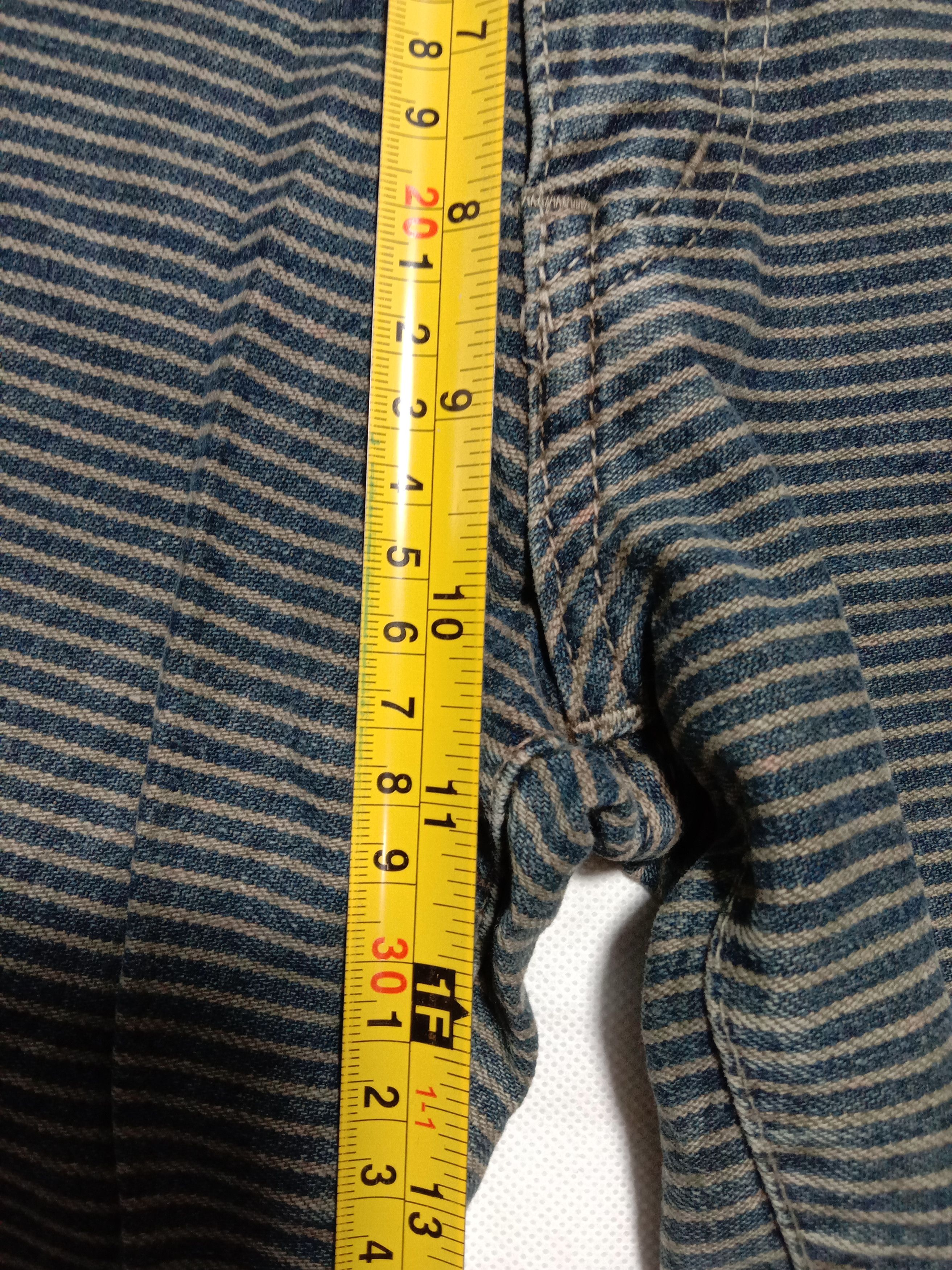 Japanese Brand × Johnbull JOHN BULL Hickory Pants Skinny Slim fits Size 29" - 12 Thumbnail