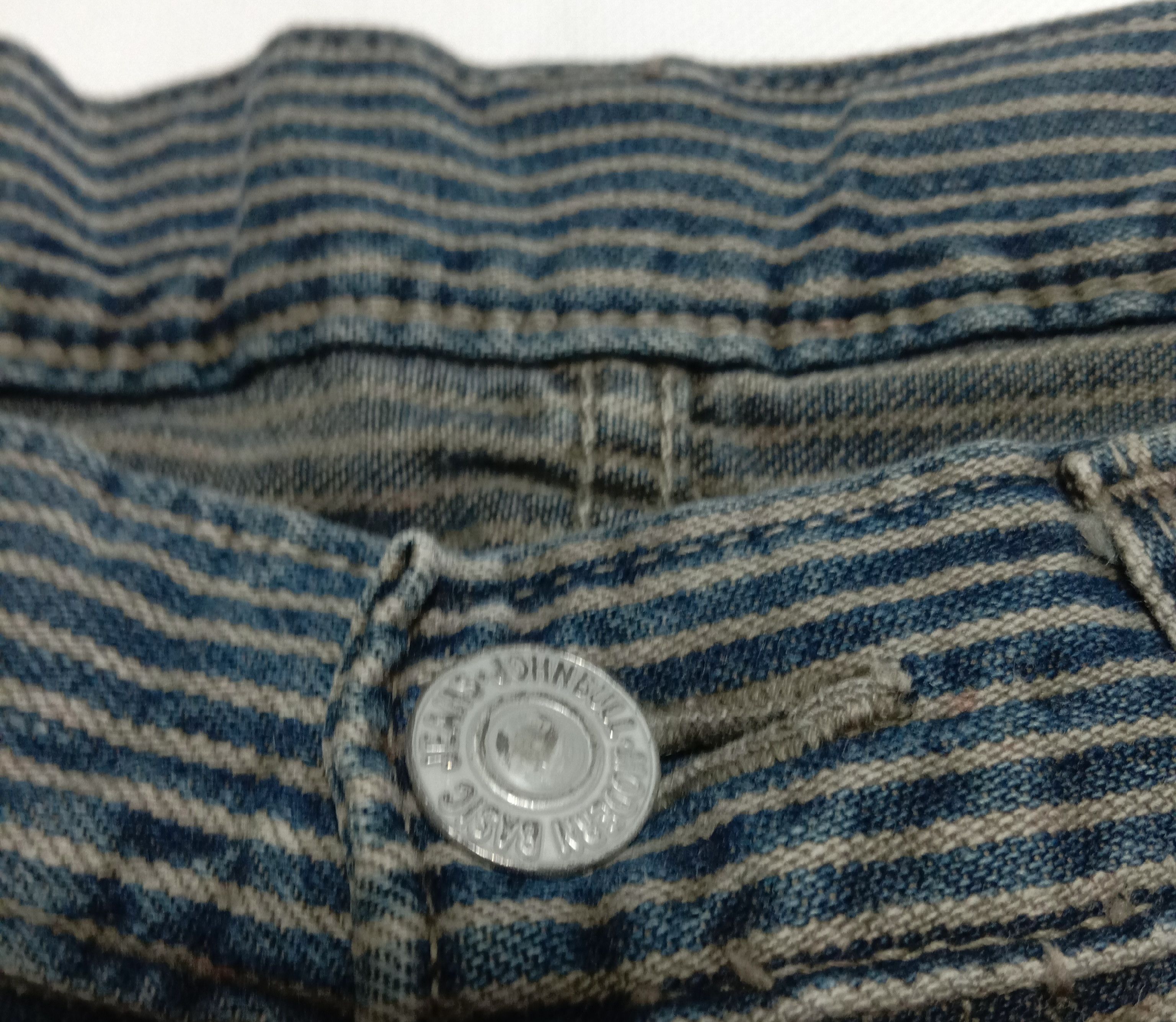 Japanese Brand × Johnbull JOHN BULL Hickory Pants Skinny Slim fits Size 29" - 8 Thumbnail