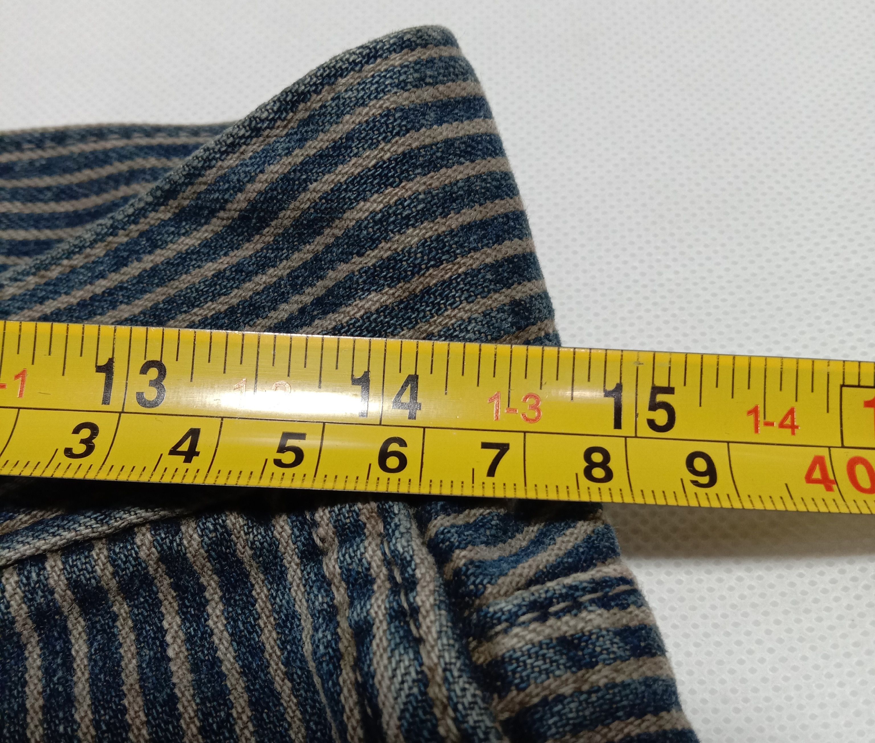 Japanese Brand × Johnbull JOHN BULL Hickory Pants Skinny Slim fits Size 29" - 10 Thumbnail