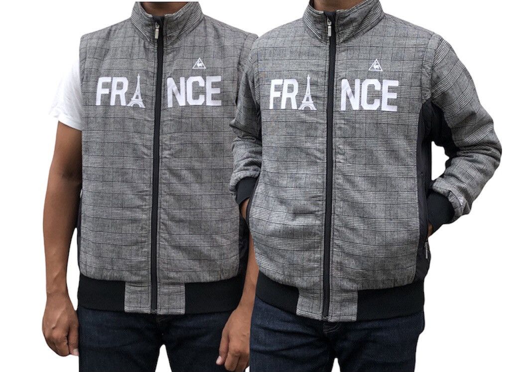 Le Coq Sportif Lecoqsportif GolfCollection Houndstooth Light Puffer Jacket Size US M / EU 48-50 / 2 - 2 Thumbnail