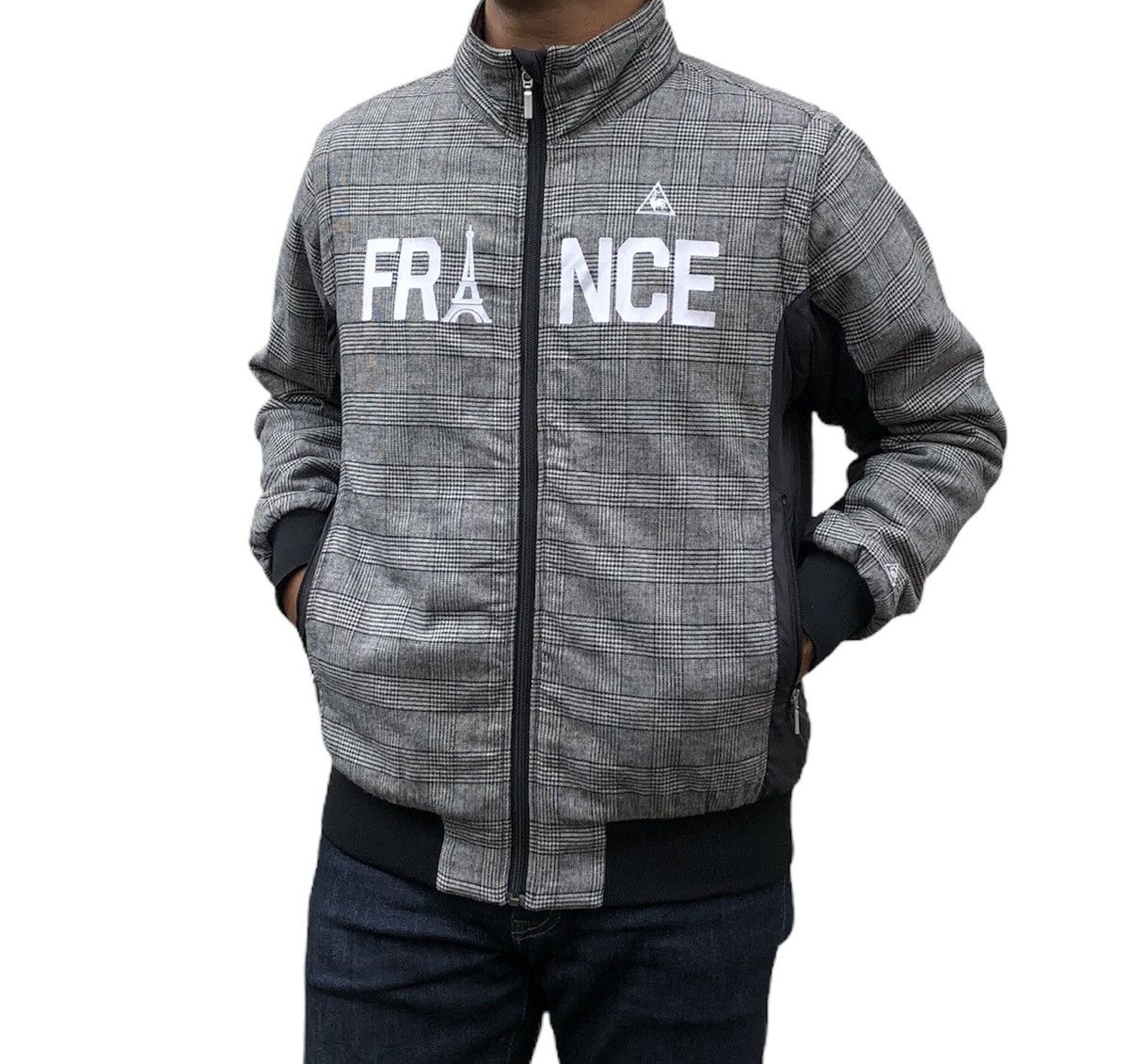 Le Coq Sportif Lecoqsportif GolfCollection Houndstooth Light Puffer Jacket Size US M / EU 48-50 / 2 - 5 Thumbnail