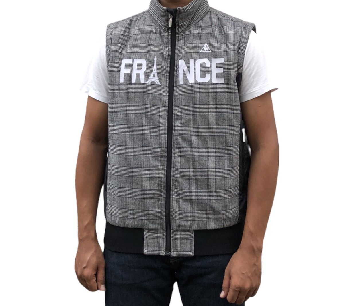 Le Coq Sportif Lecoqsportif GolfCollection Houndstooth Light Puffer Jacket Size US M / EU 48-50 / 2 - 9 Thumbnail