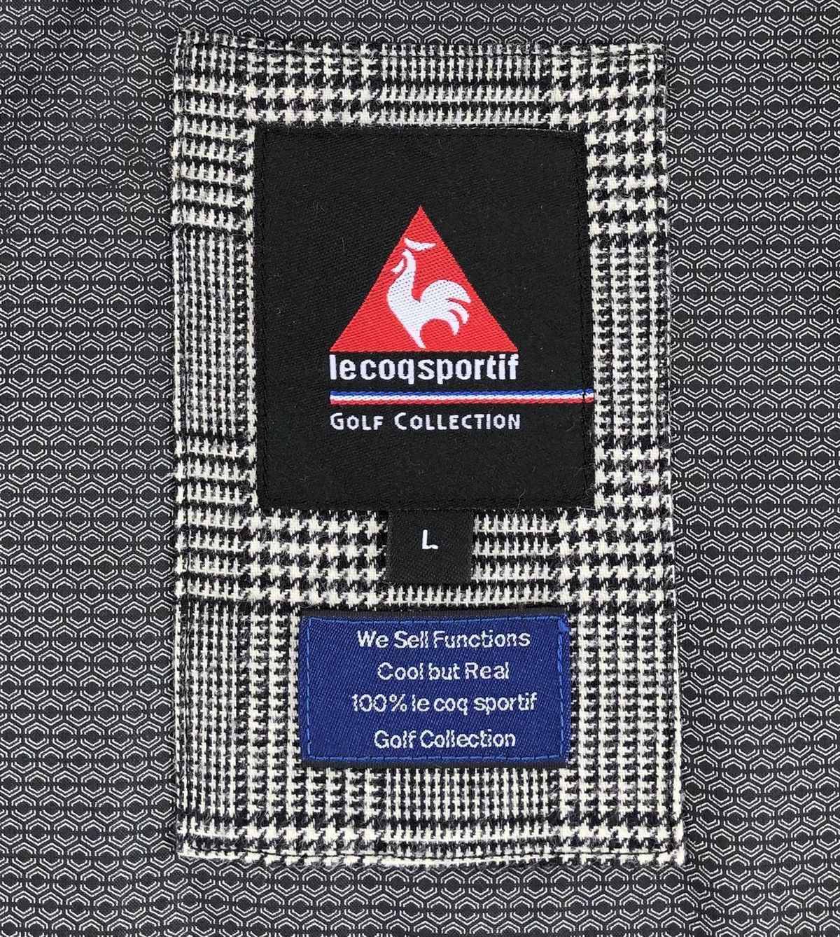 Le Coq Sportif Lecoqsportif GolfCollection Houndstooth Light Puffer Jacket Size US M / EU 48-50 / 2 - 17 Thumbnail