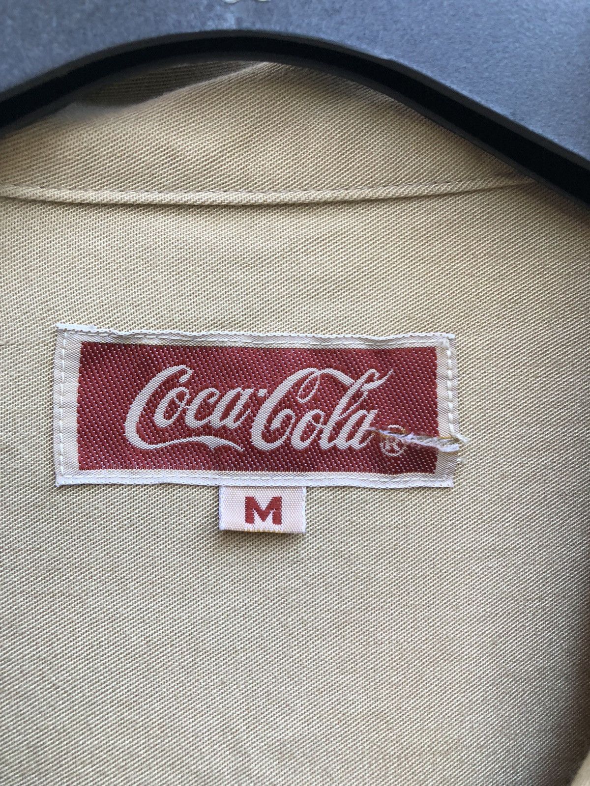 Coca Cola Vintage Coca Cola Gabardine Loop Collar Shirt Size US S / EU 44-46 / 1 - 12 Thumbnail