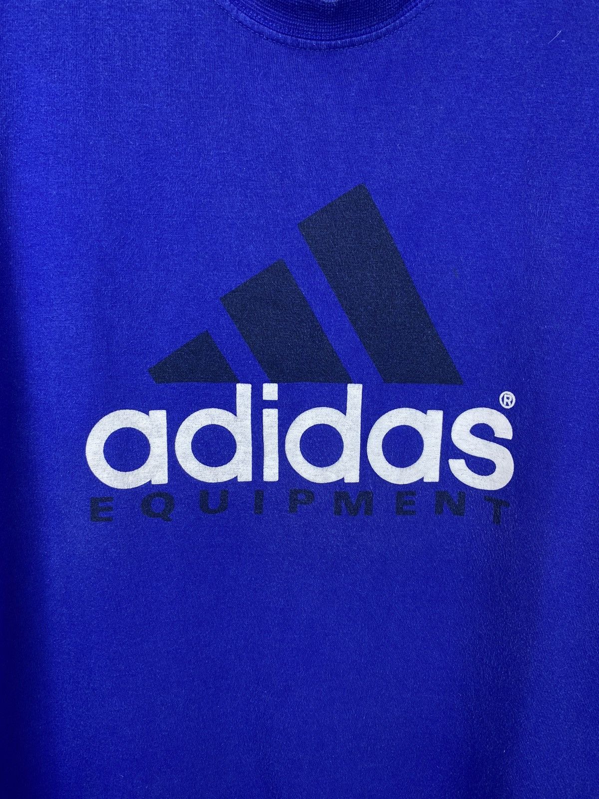 Adidas × Equipment × Vintage Mens Vintage Adidas equipment T Shirt big logo streetwear Size US M / EU 48-50 / 2 - 7 Thumbnail