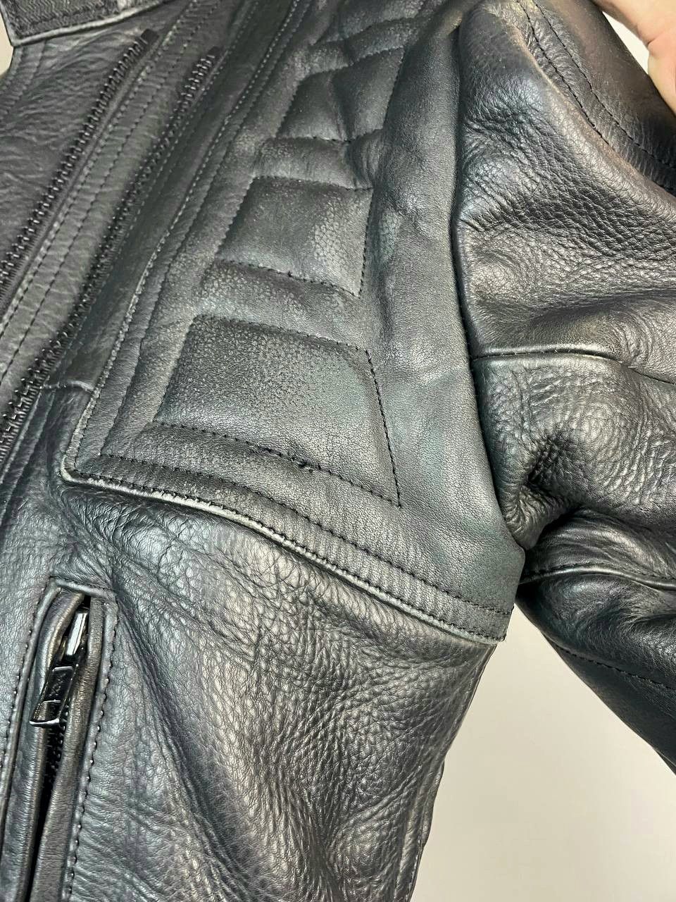 Belstaff Vintage Belstaff Moto Leather Japanese Style Jacket 90s Y2K Size US M / EU 48-50 / 2 - 9 Thumbnail