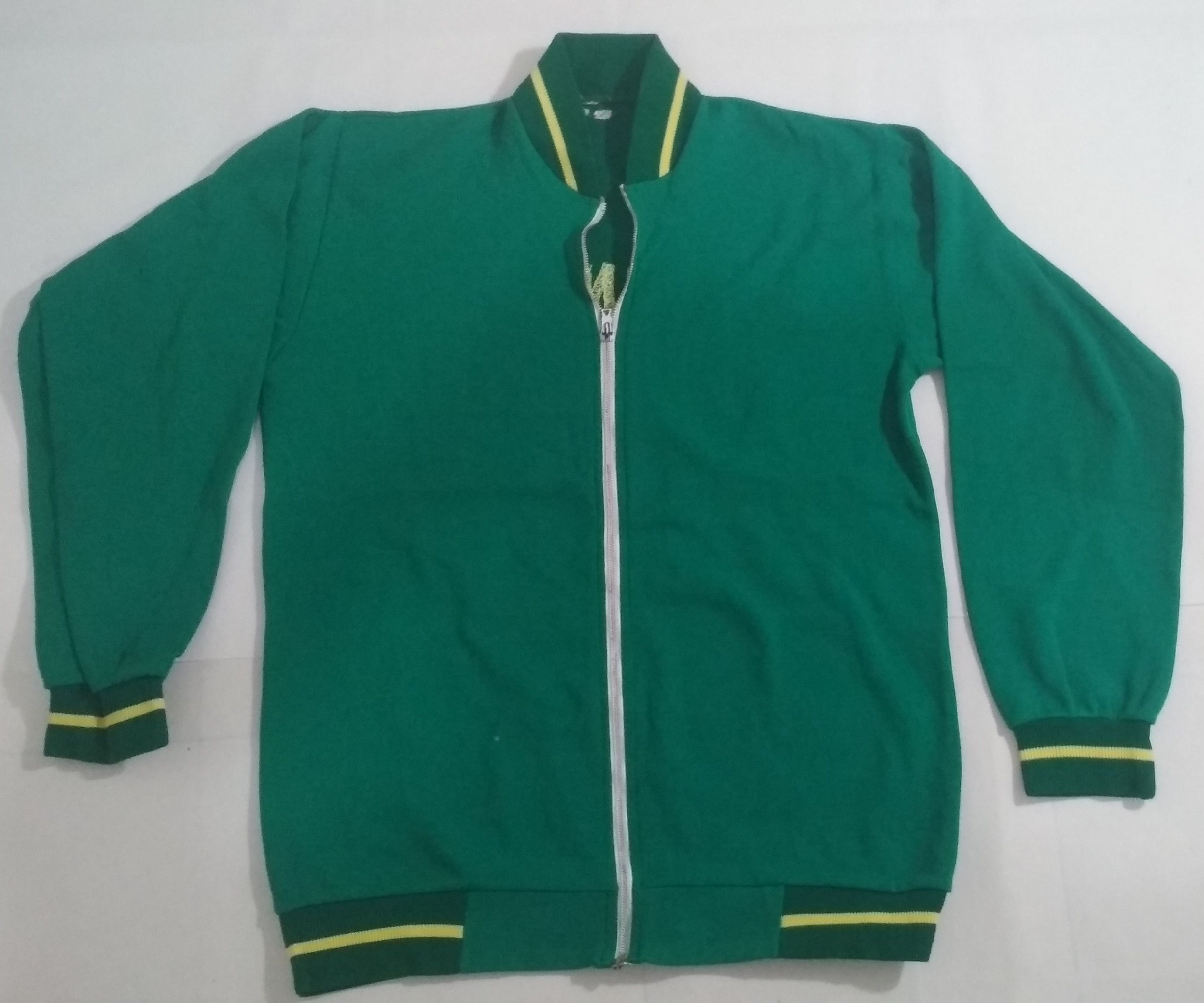Vintage Vintage 80s Track Top V.C.Brandweer Wetteren Dutch Size US M / EU 48-50 / 2 - 2 Thumbnail