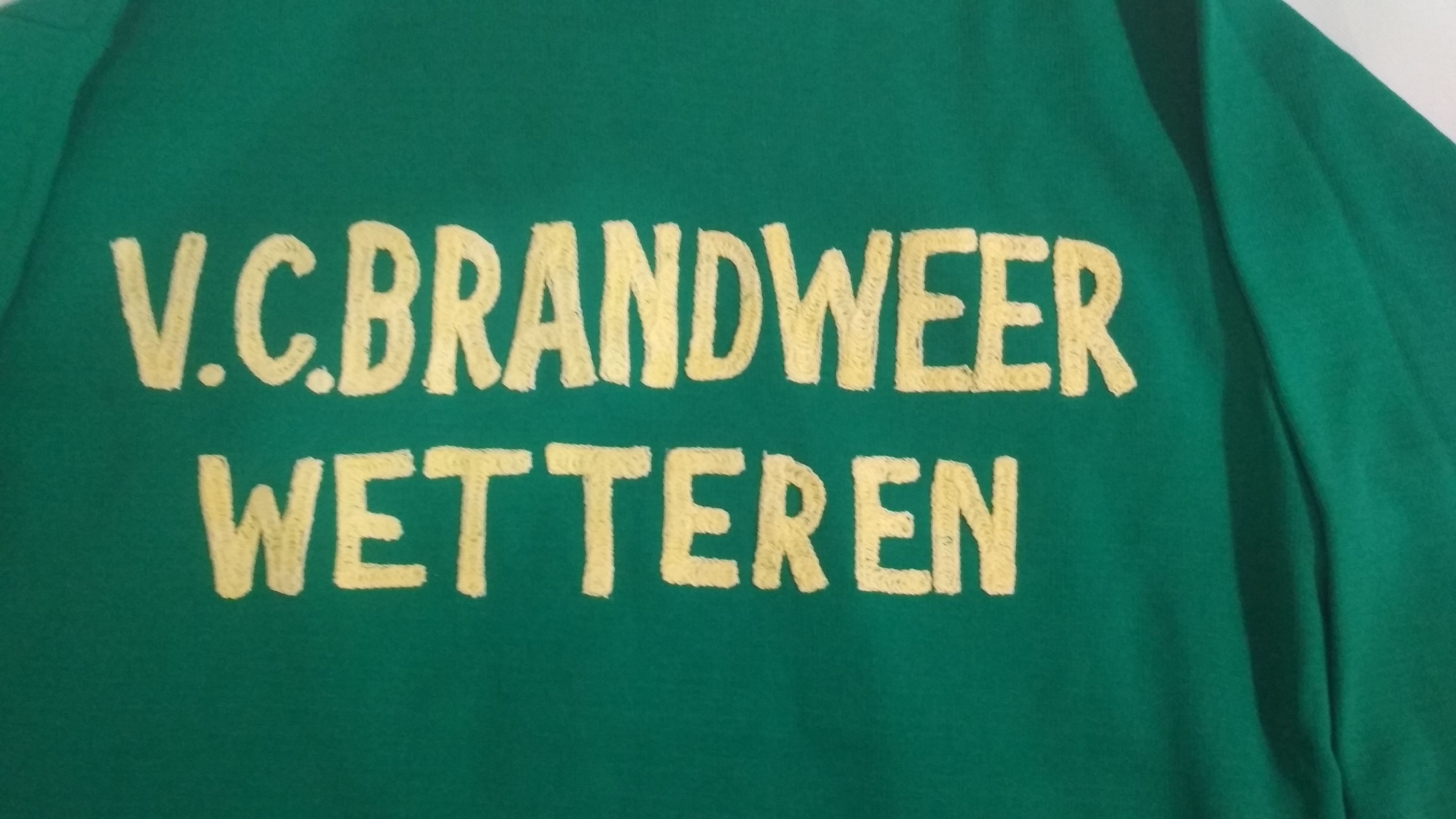 Vintage Vintage 80s Track Top V.C.Brandweer Wetteren Dutch Size US M / EU 48-50 / 2 - 6 Thumbnail
