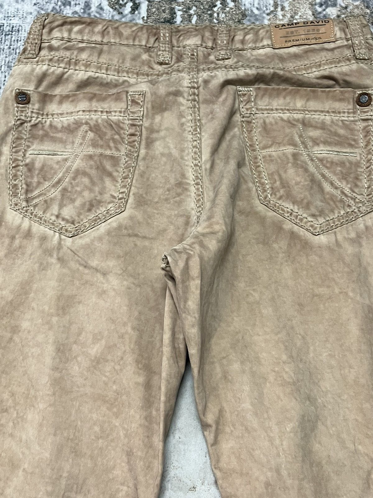 Camp David Camp David Art Brown Cotton Pants Size US 32 / EU 48 - 9 Thumbnail