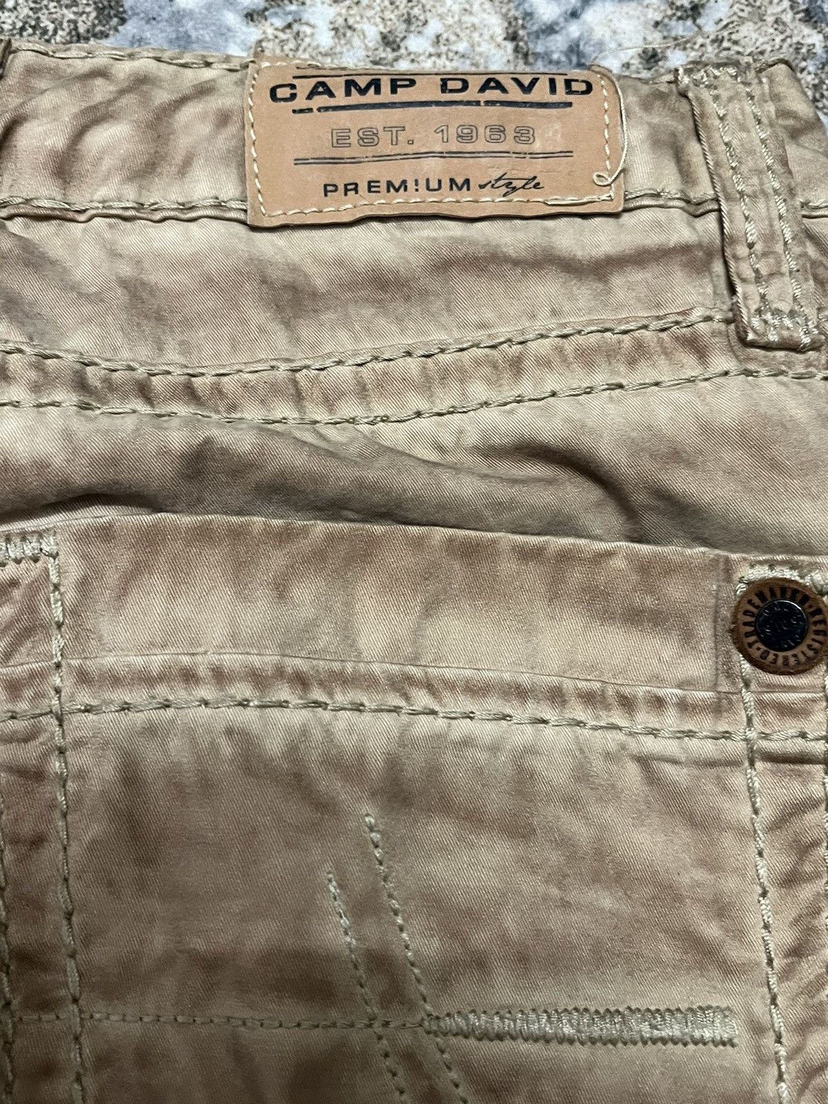 Camp David Camp David Art Brown Cotton Pants Size US 32 / EU 48 - 10 Thumbnail