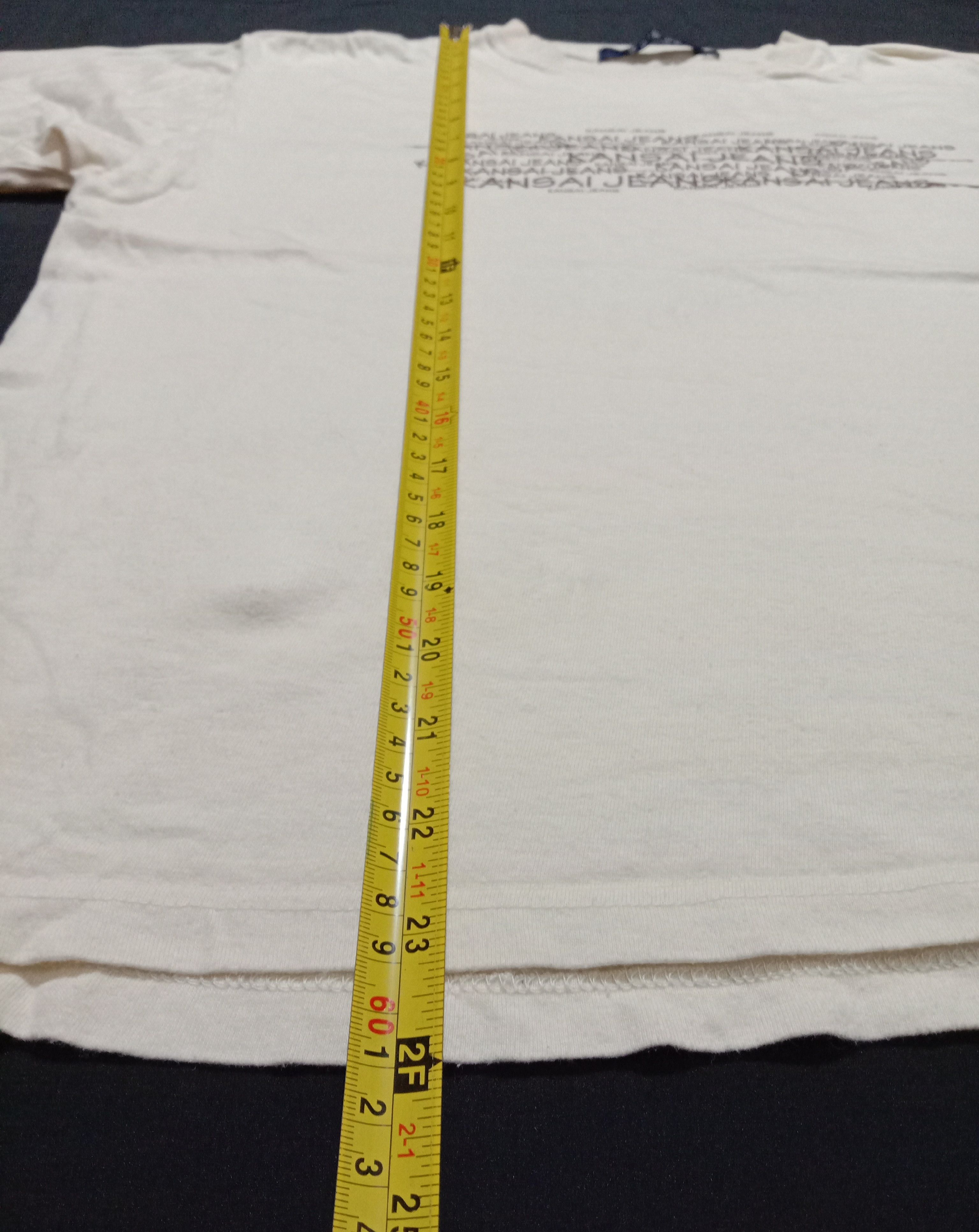 Japanese Brand Kansai Yamamoto Kansai Jeans Spell Out Logo Tee Size L / US 10 / IT 46 - 2 Thumbnail