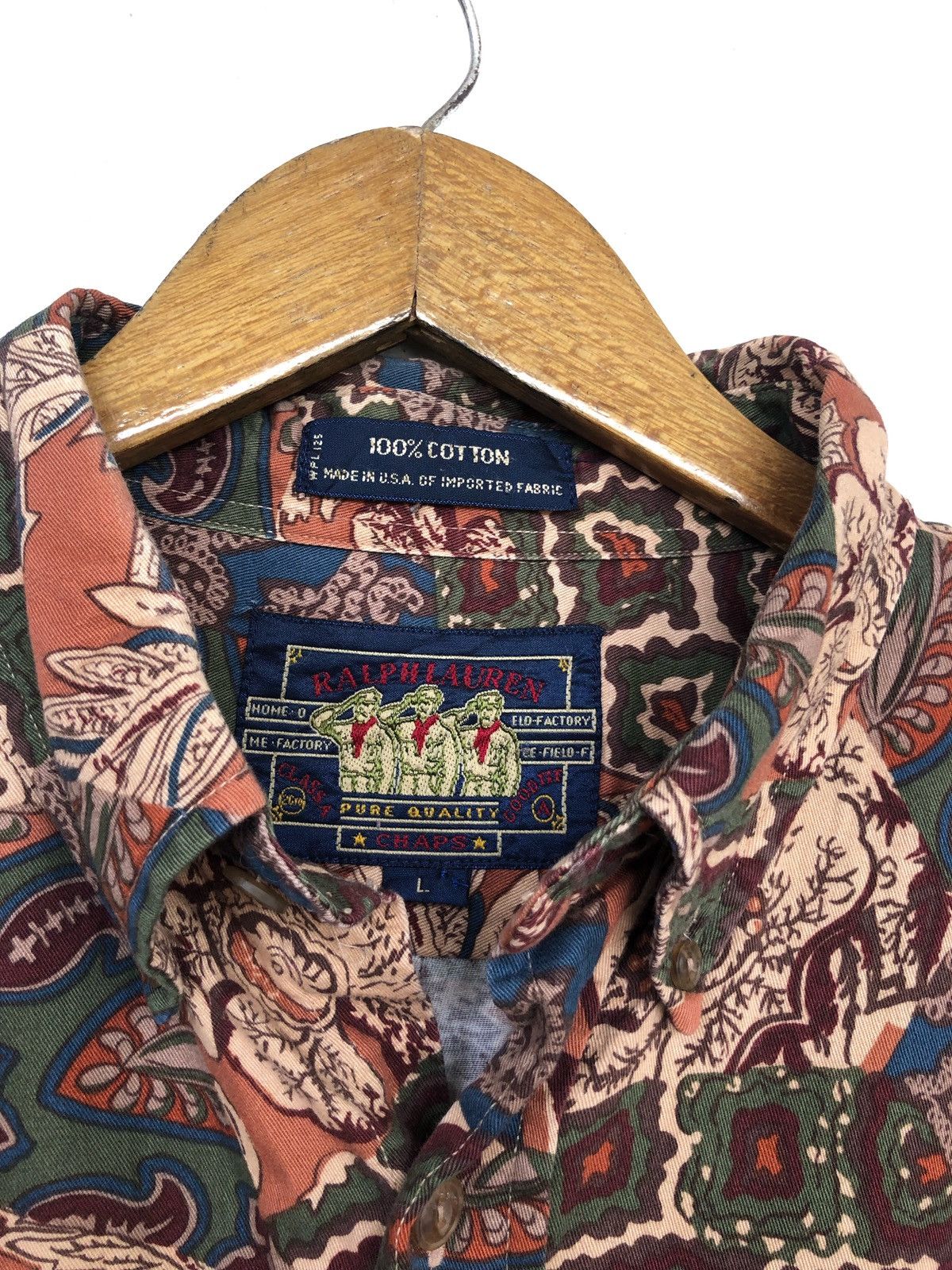 Lo Life RARE🔥Ralph Lauren USA Navajo Art OVP Button Shirt Size US L / EU 52-54 / 3 - 7 Thumbnail