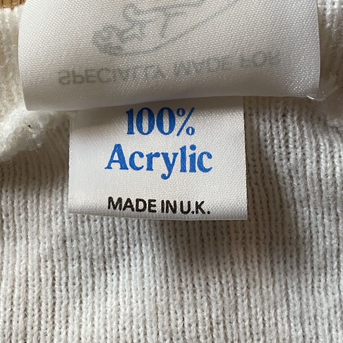 Vintage Vintage 70s/80s Made in Britain Jaguar Knit Acrylic Sweater Size US M / EU 48-50 / 2 - 4 Thumbnail