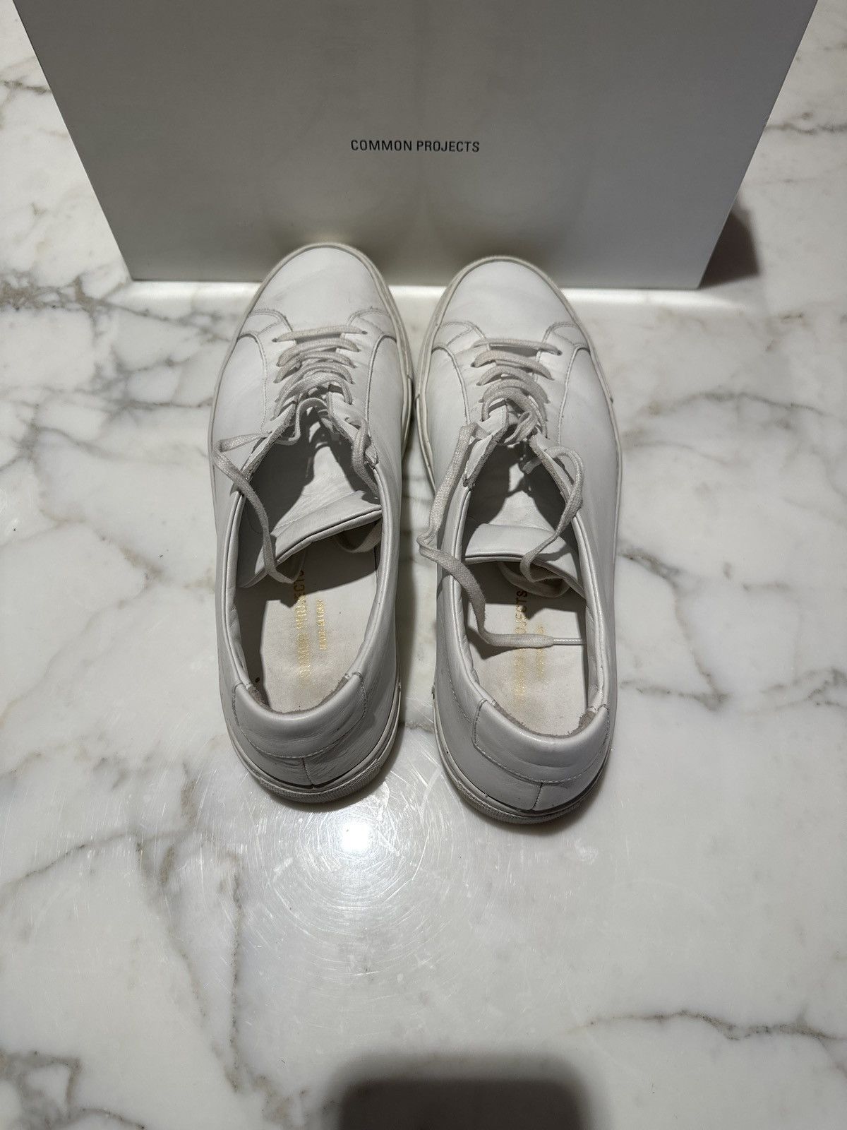 Common Projects Common Projects Original Achilles Low White Size US 11 / EU 44 - 3 Thumbnail
