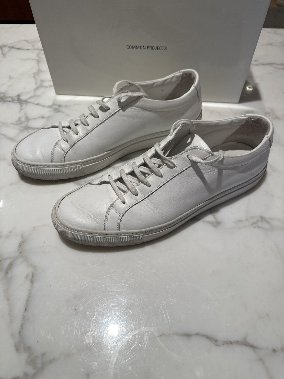 Common Projects Common Projects Original Achilles Low White Size US 11 / EU 44 - 2 Thumbnail